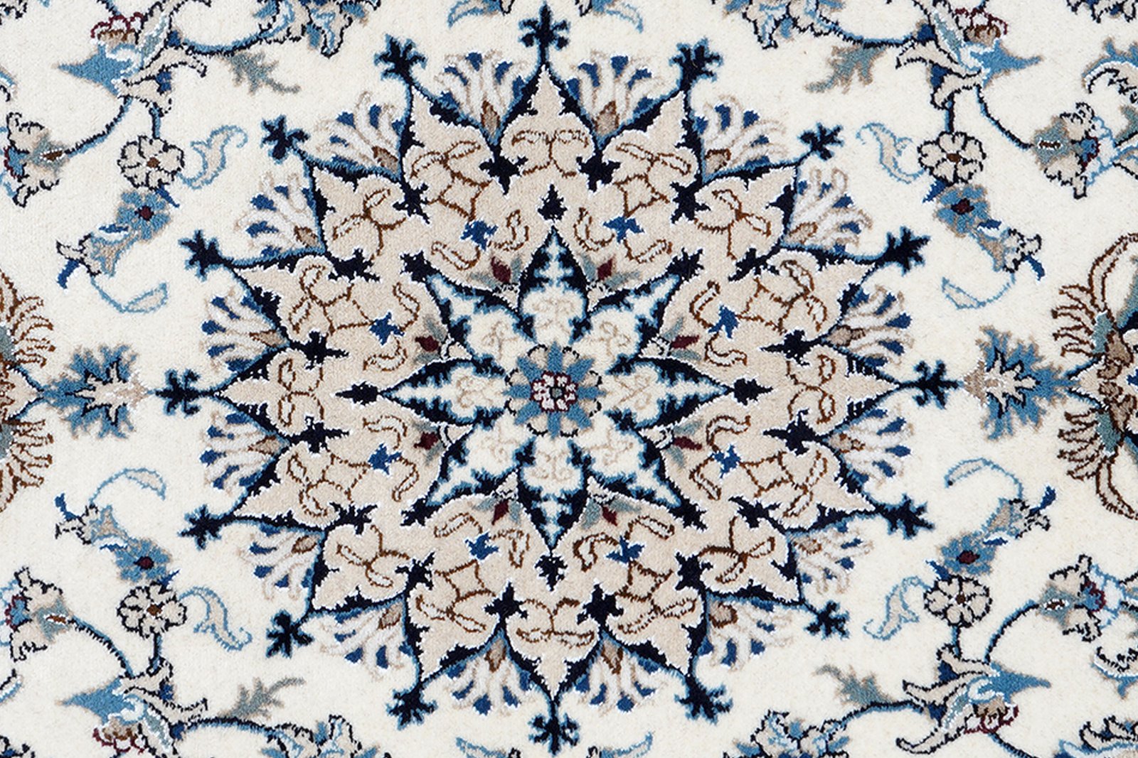 Nain 12La — Hand-knotted, 161x234 cm, Beige, 100% Virgin Wool | View 6
