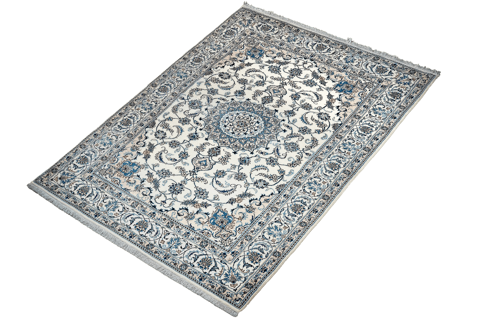 Nain 12La — Hand-knotted, 196x296 cm, Multicolor, 100% Virgin Wool | View 5