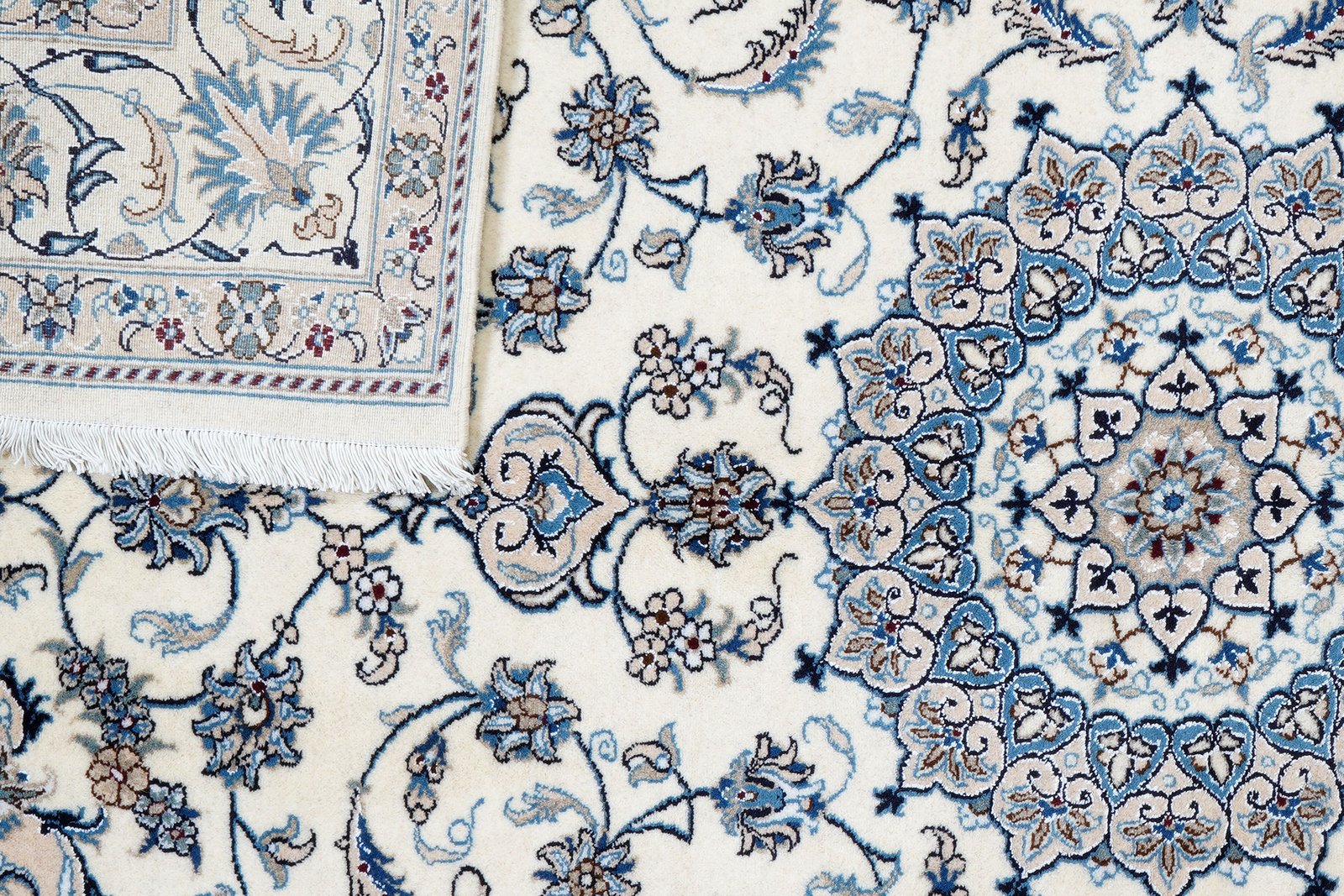 Nain 12La — Hand-knotted, 196x296 cm, Multicolor, 100% Virgin Wool | View 7