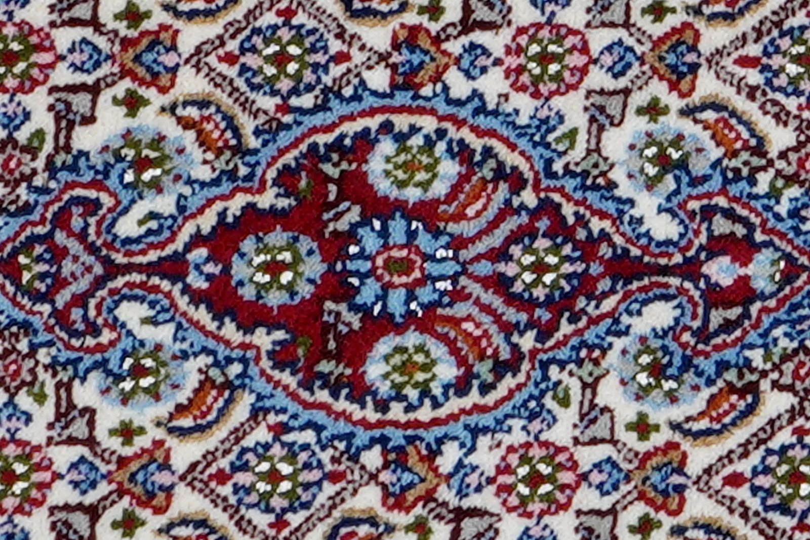 Moud Mahi — Hand-knotted, 38x62 cm, Beige, 100% Virgin Wool | View 6