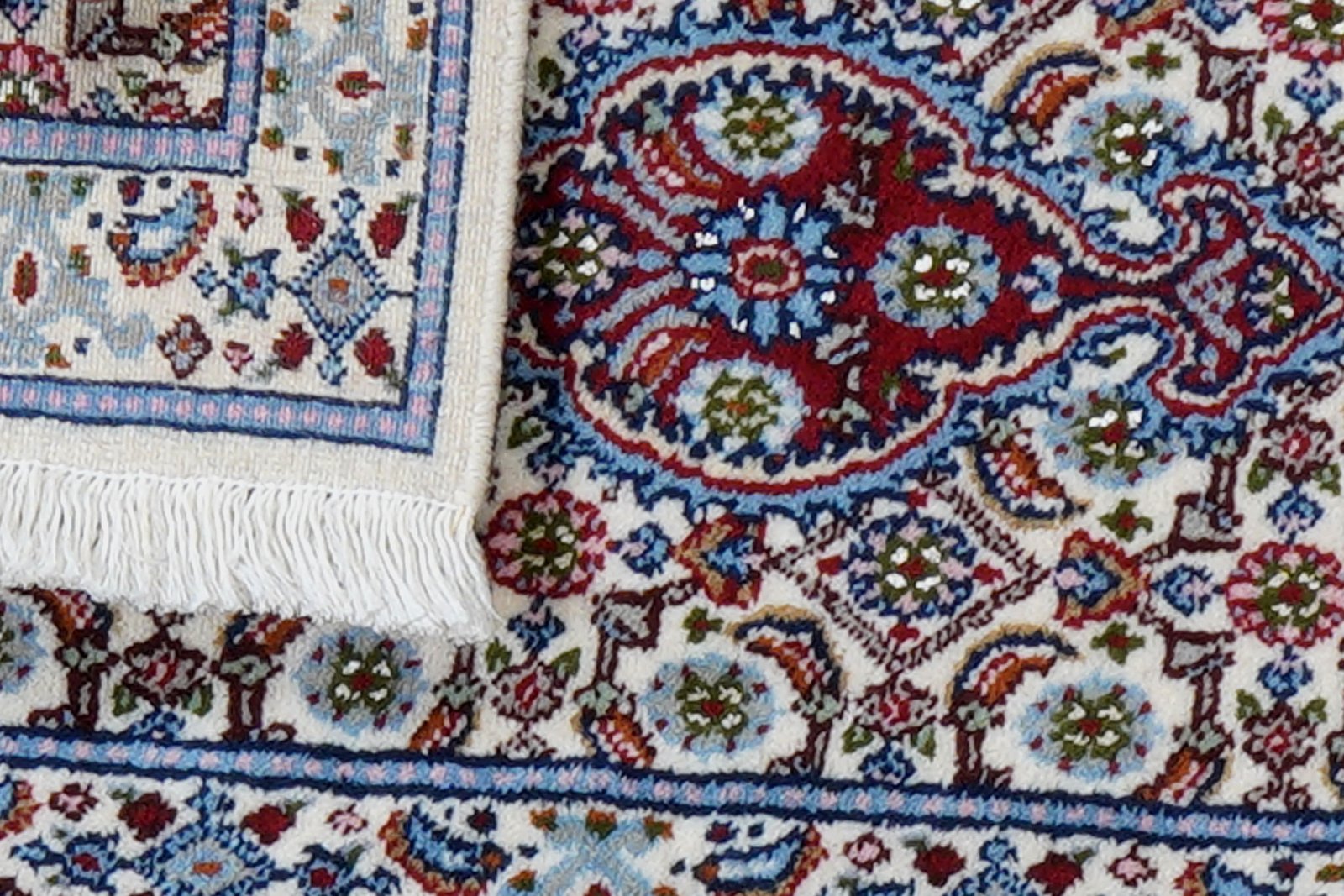 Moud Mahi — Hand-knotted, 38x62 cm, Beige, 100% Virgin Wool | View 7