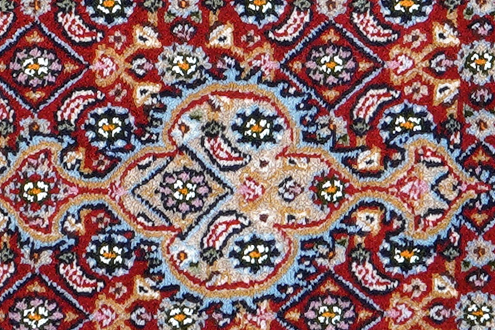 Moud Mahi — Hand-knotted, 41x58 cm, Red, 100% Virgin Wool | View 6