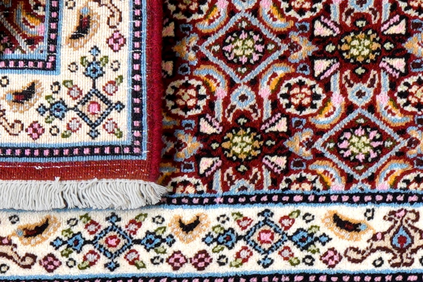 Moud Mahi — Hand-knotted, 39x65 cm, Red, 100% Virgin Wool | View 7
