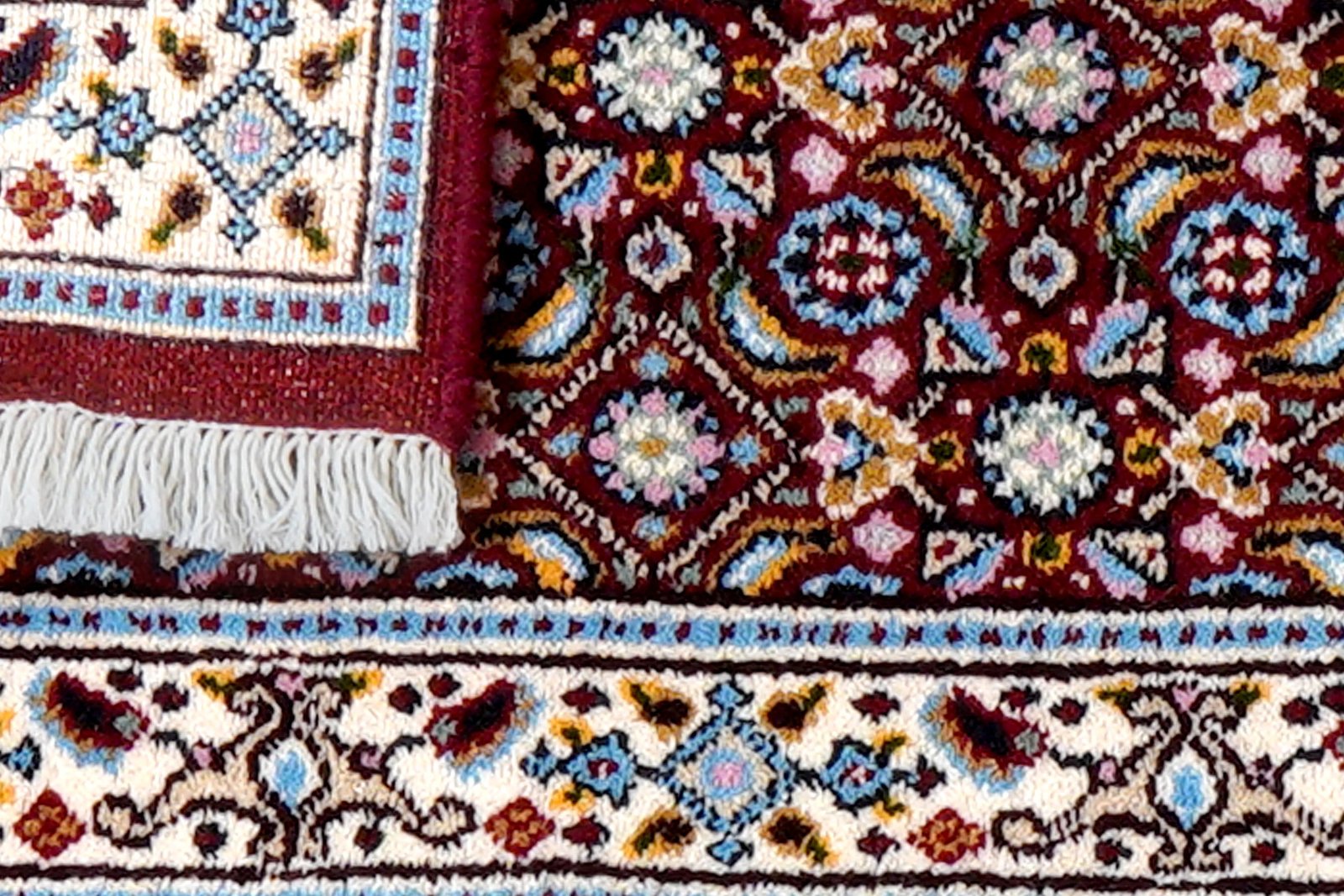 Moud Mahi — Hand-knotted, 40x59 cm, Red, 100% Virgin Wool | View 7