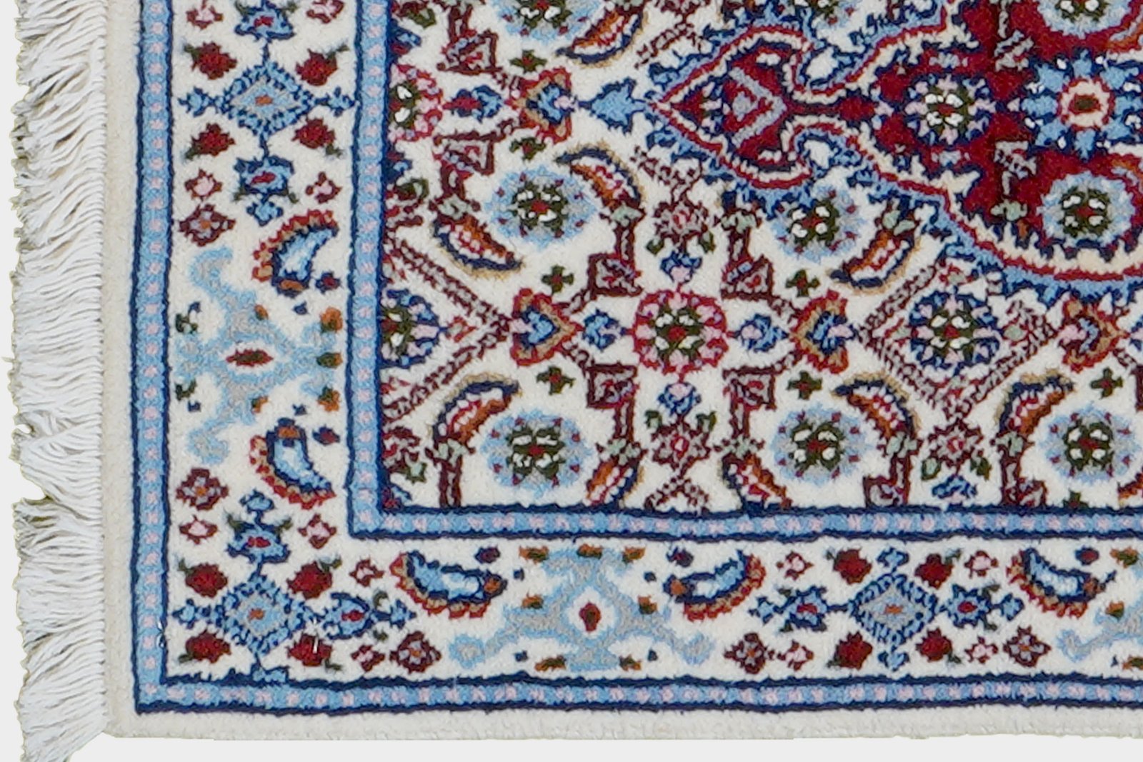 Moud Mahi — Hand-knotted, 36x59 cm, Beige, 100% Virgin Wool | View 3