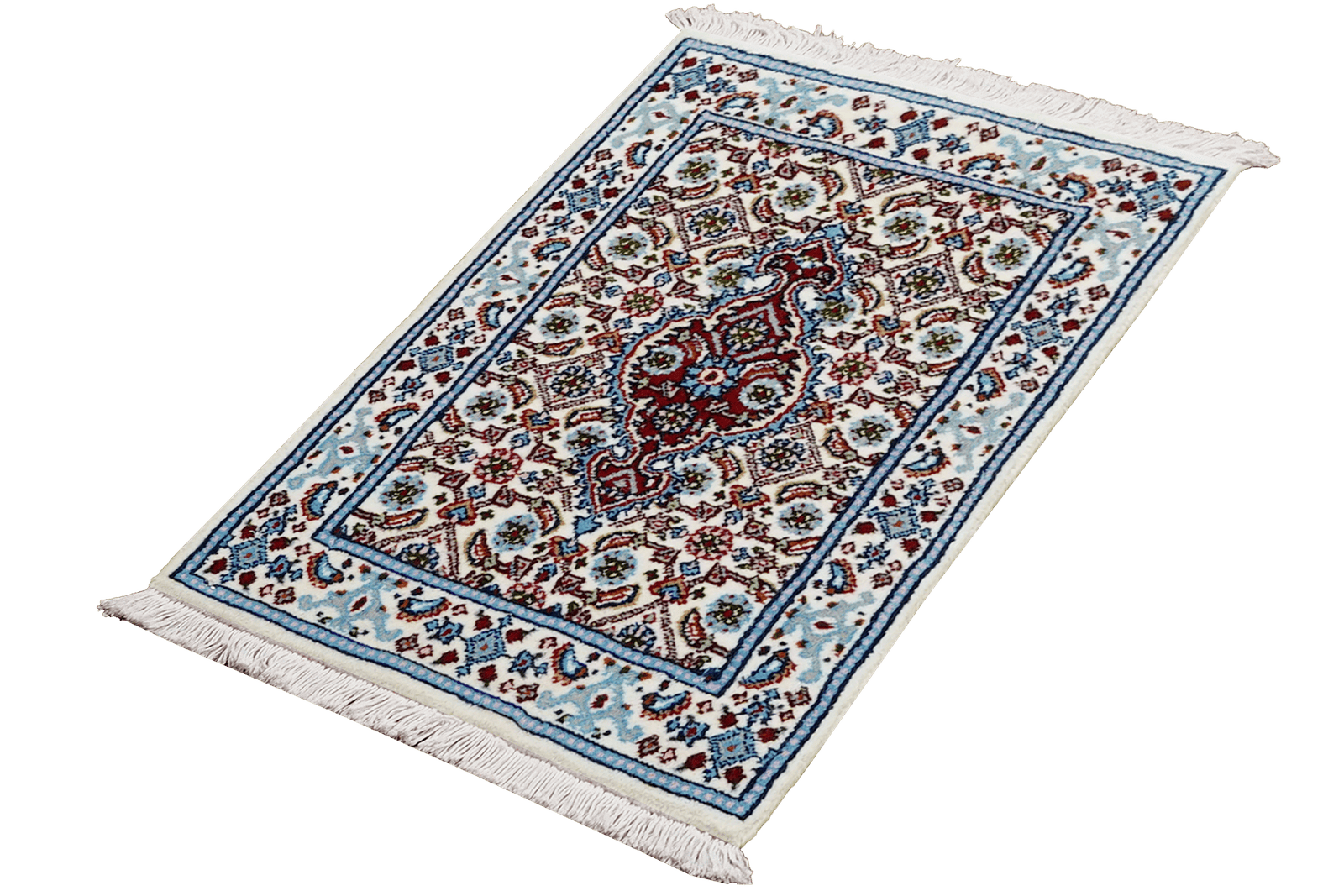 Moud Mahi — Hand-knotted, 36x59 cm, Beige, 100% Virgin Wool | View 5