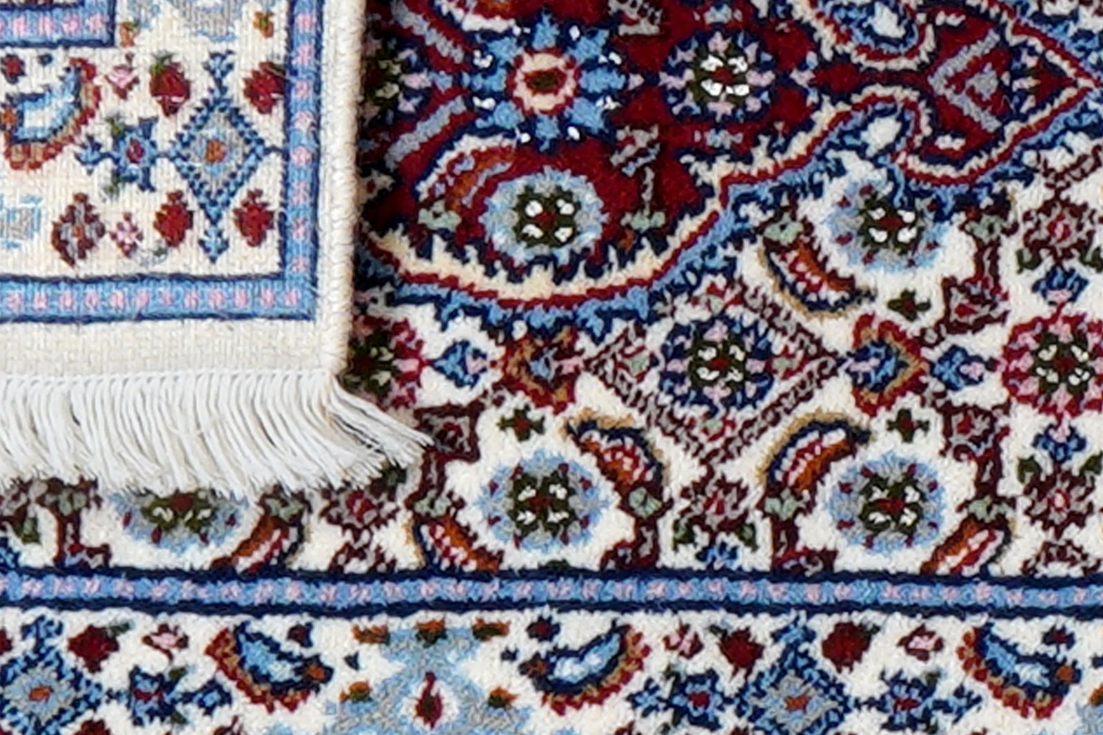 Moud Mahi — Hand-knotted, 36x59 cm, Beige, 100% Virgin Wool | View 7