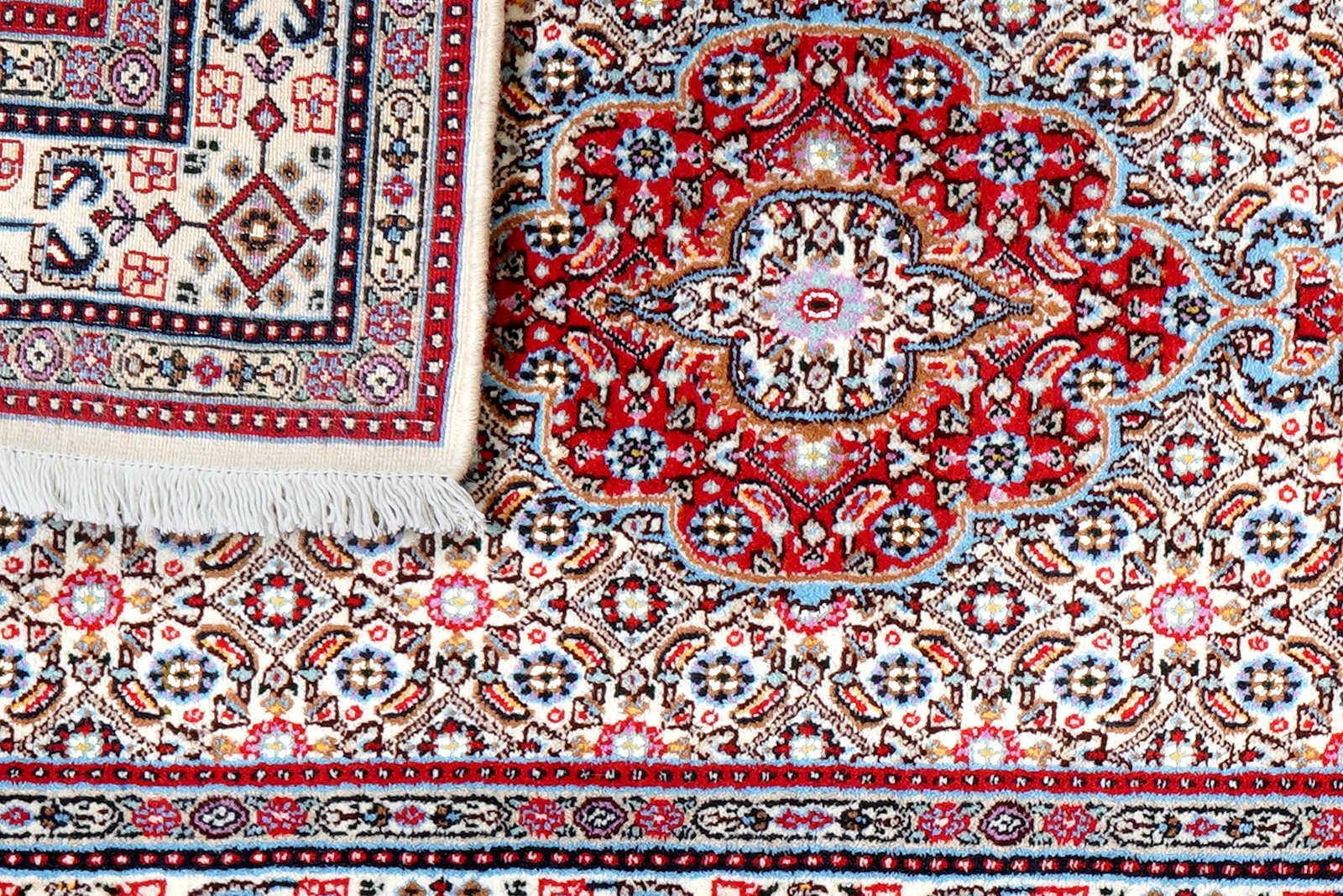 Moud Mahi — Hand-knotted, 77x123 cm, Beige, 100% Virgin Wool | View 7