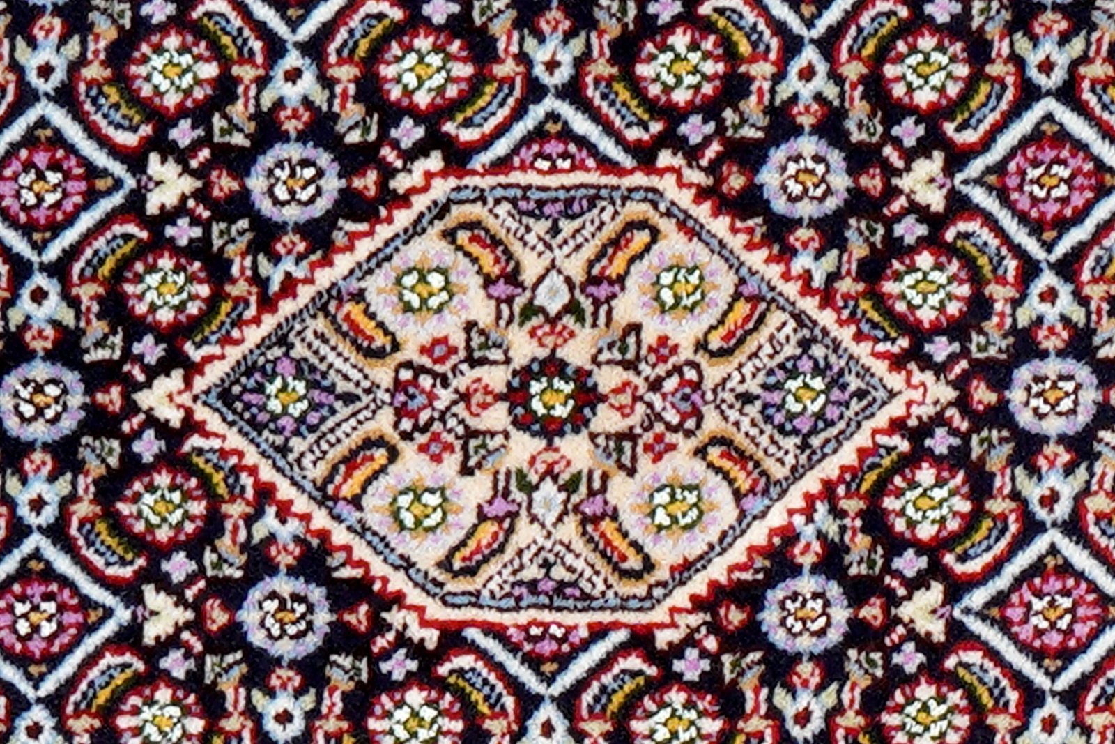 Moud Mahi — Hand-knotted, 77x112 cm, Blue, 100% Virgin Wool | View 6