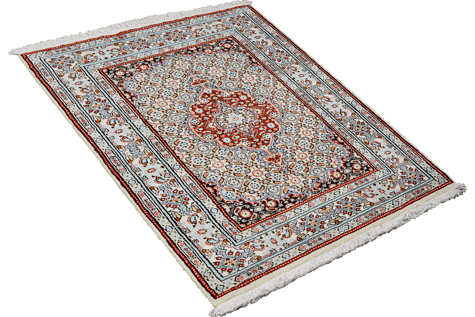 Moud Mahi — Hand-knotted, 78x126 cm, Beige, 100% Virgin Wool | View 4