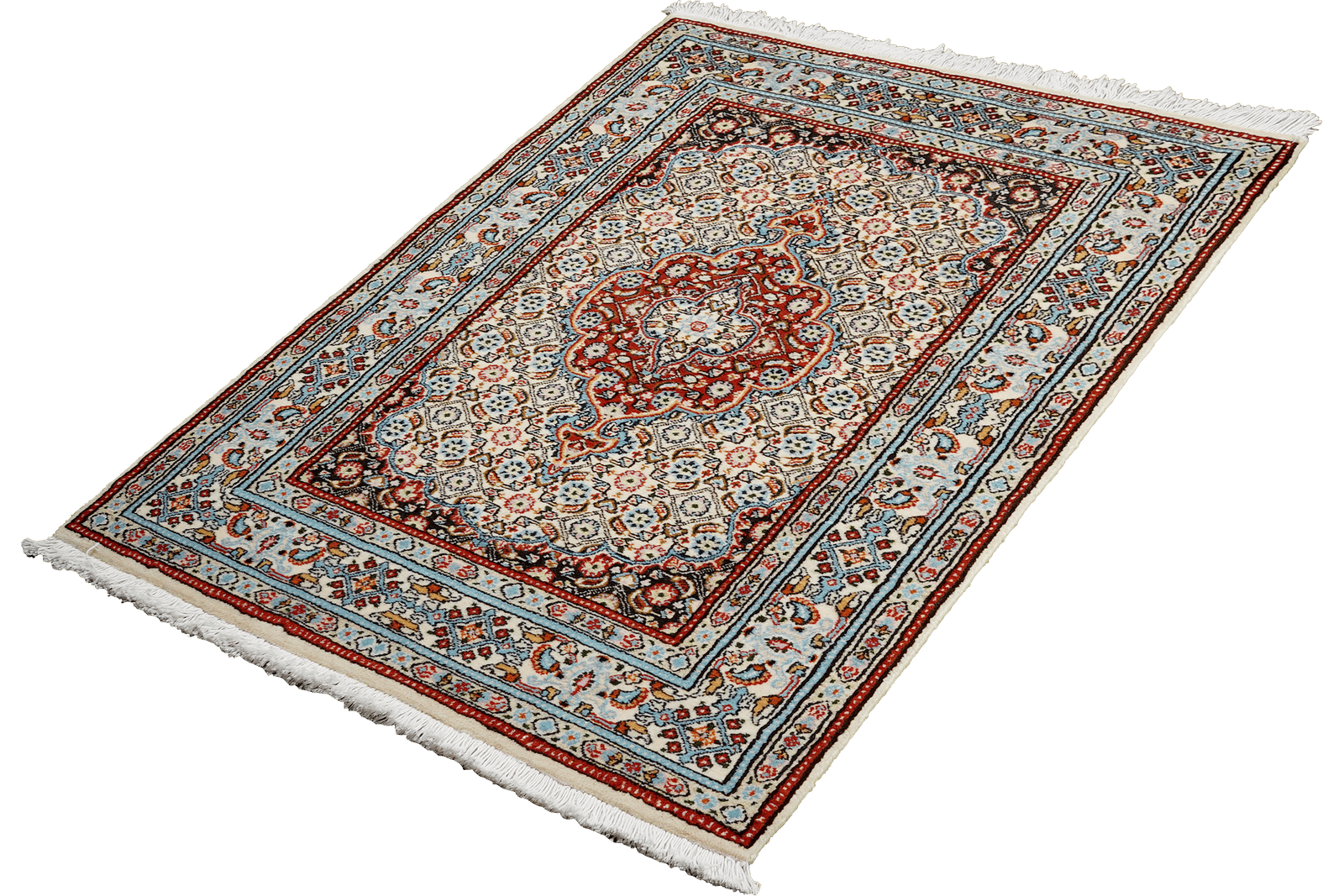 Moud Mahi — Hand-knotted, 78x126 cm, Beige, 100% Virgin Wool | View 5