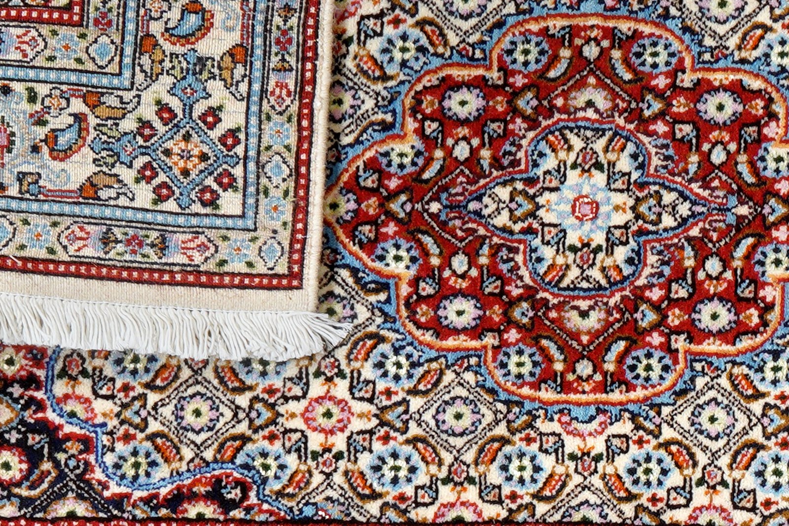 Moud Mahi — Hand-knotted, 78x126 cm, Beige, 100% Virgin Wool | View 7