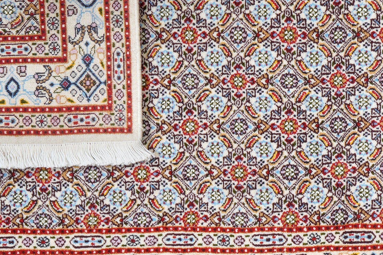 Moud Mahi — Hand-knotted, 76x120 cm, Beige, 100% Virgin Wool | View 7