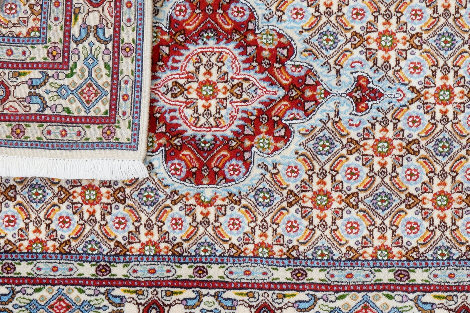 Moud Mahi — Hand-knotted, 75x112 cm, Beige, 100% Virgin Wool | View 7