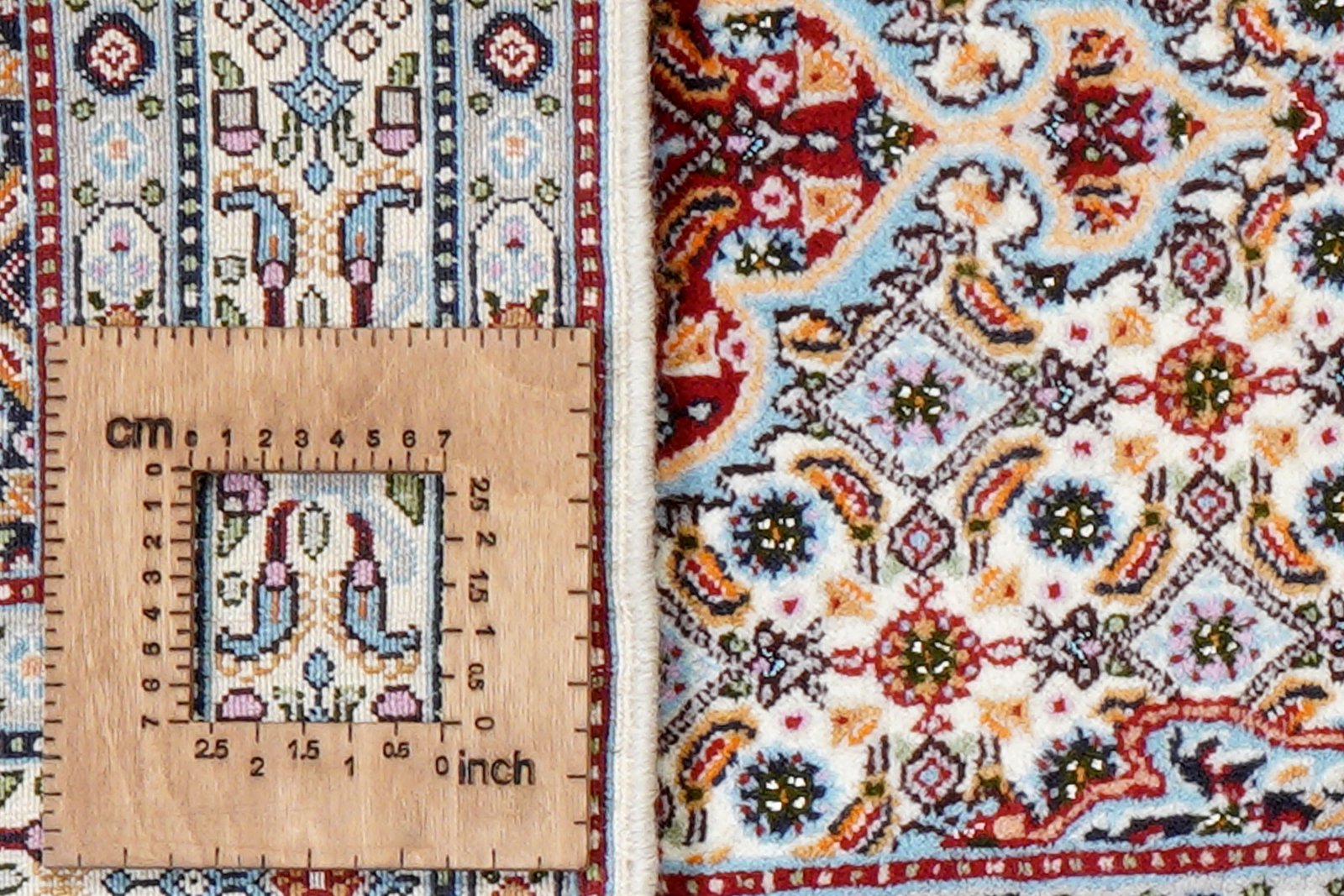 Moud Mahi — Hand-knotted, 74x115 cm, Beige, 100% Virgin Wool | View 8