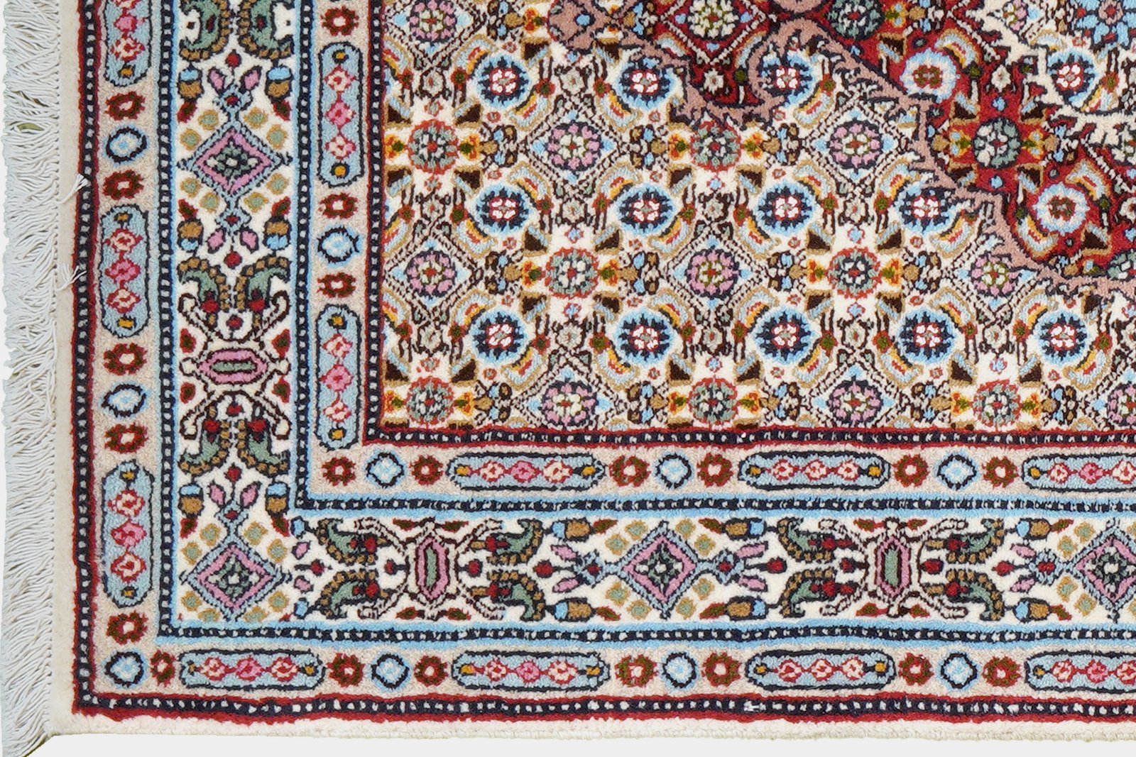 Moud Mahi — Hand-knotted, 80x122 cm, Beige, 100% Virgin Wool | View 3