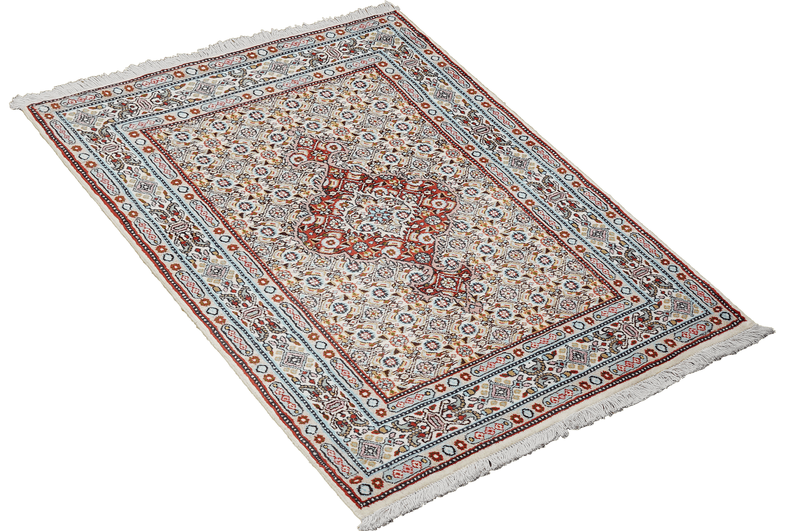Moud Mahi — Hand-knotted, 80x122 cm, Beige, 100% Virgin Wool | View 4