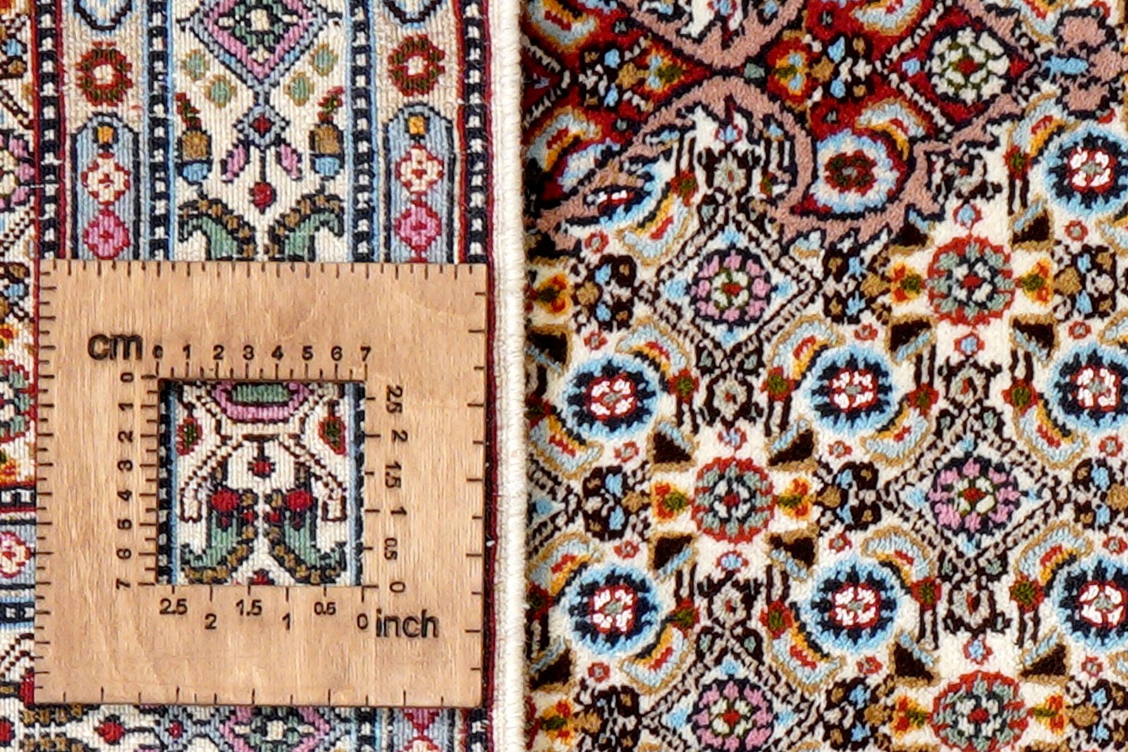 Moud Mahi — Hand-knotted, 80x122 cm, Beige, 100% Virgin Wool | View 8