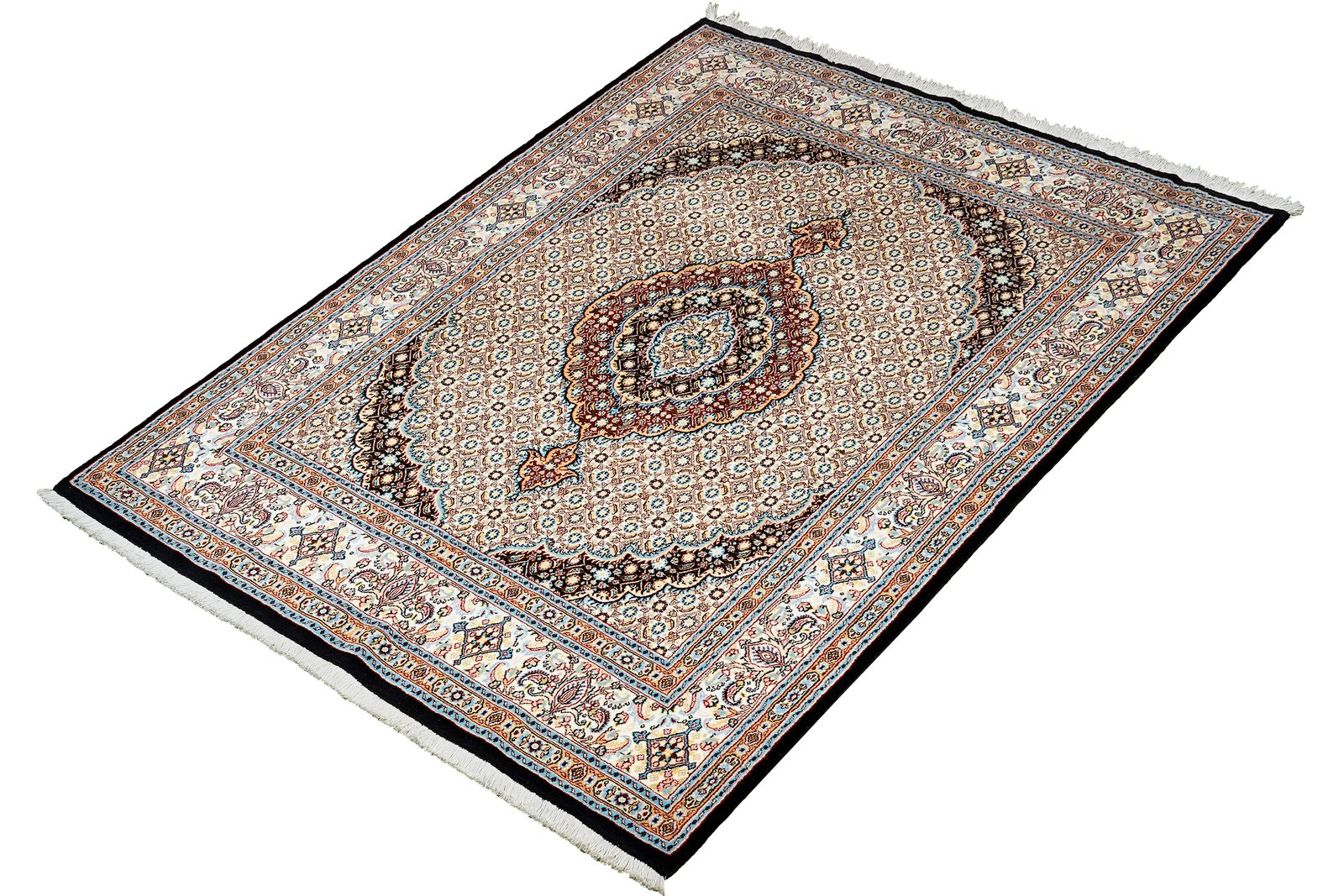 Moud Mahi — Hand-knotted, 152x210 cm, Beige, 100% Virgin Wool | View 5