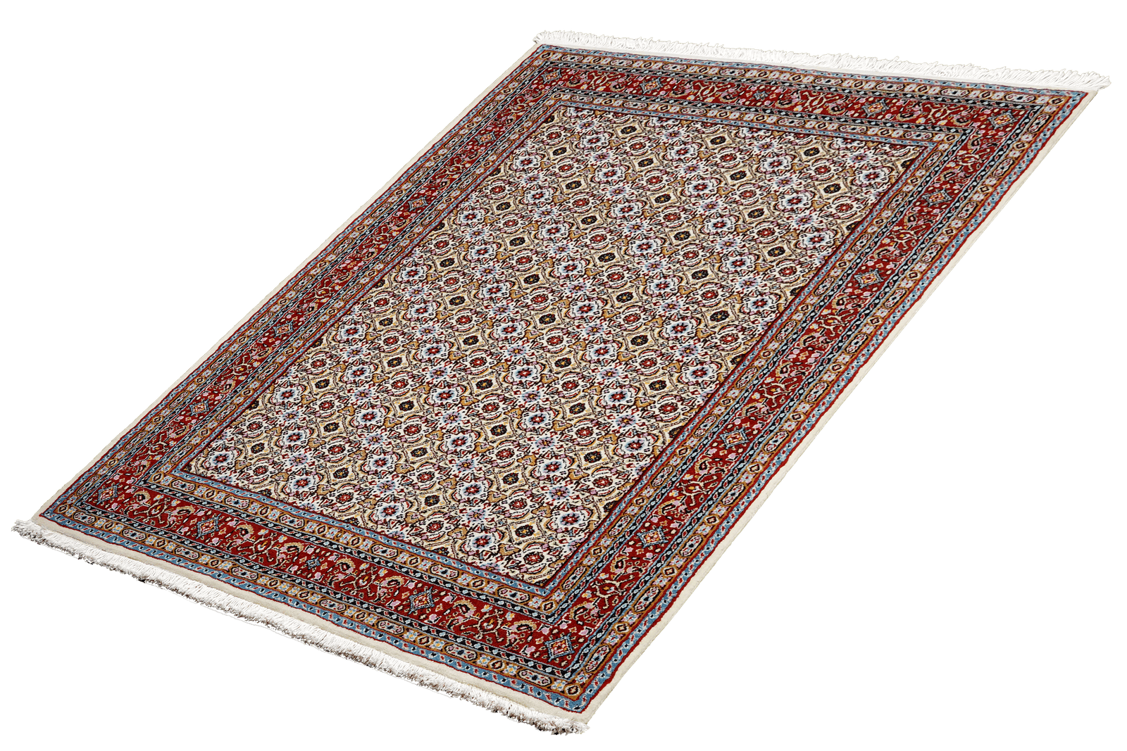 Moud Mahi — Hand-knotted, 97x148 cm, Beige, 100% Virgin Wool | View 5