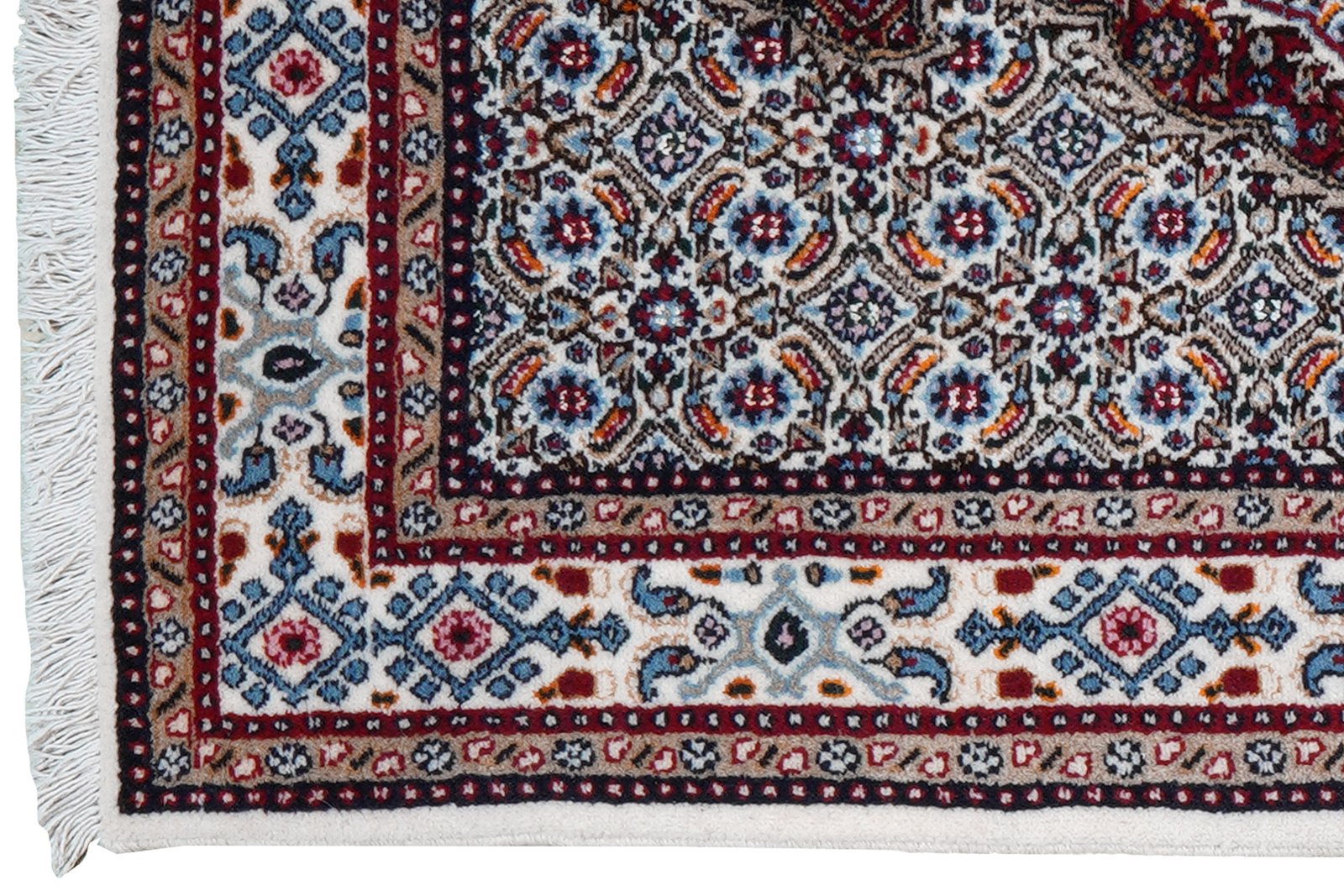 Moud Mahi — Hand-knotted, 77x195 cm, Beige, 100% Virgin Wool | View 3