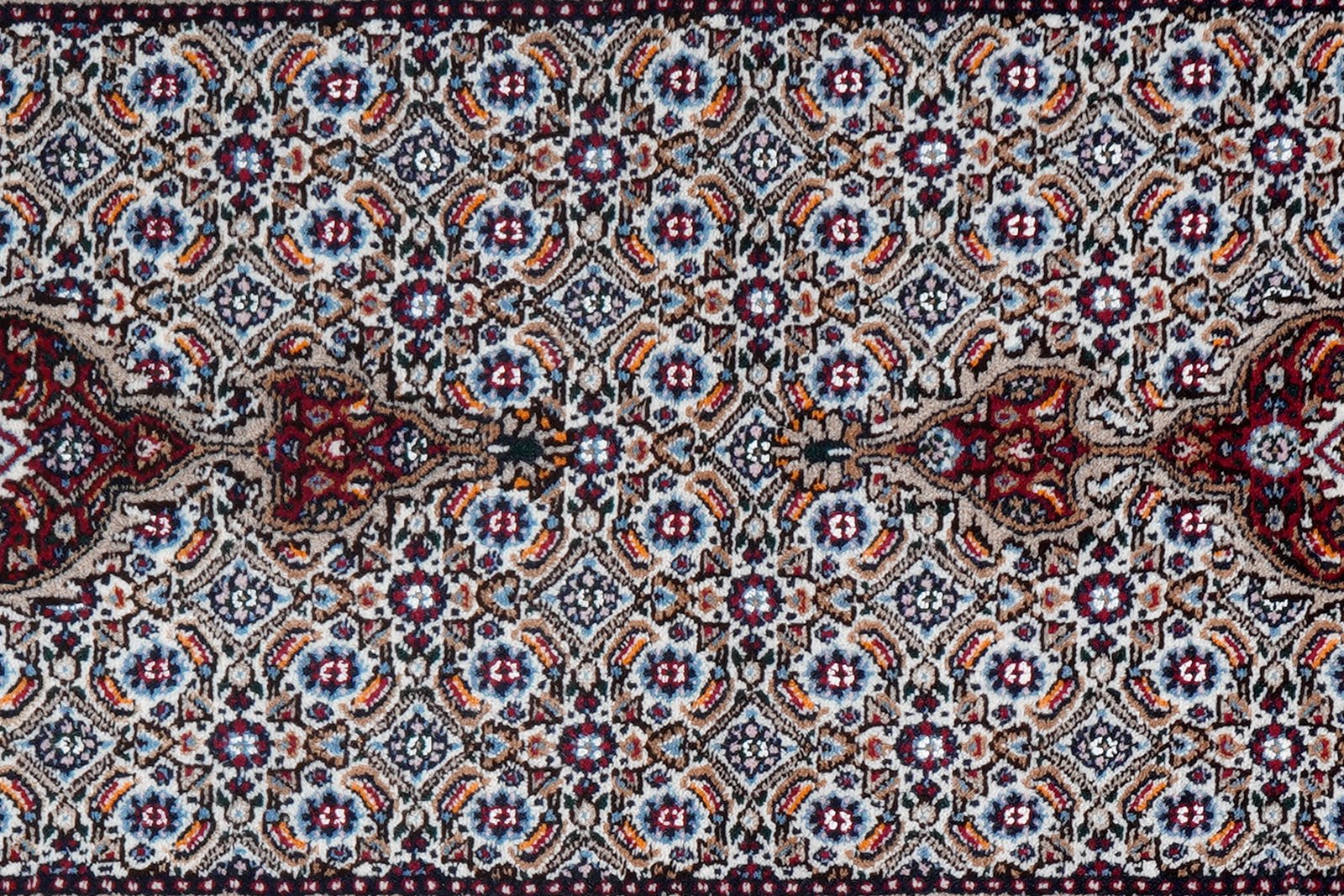 Moud Mahi — Hand-knotted, 77x195 cm, Beige, 100% Virgin Wool | View 6