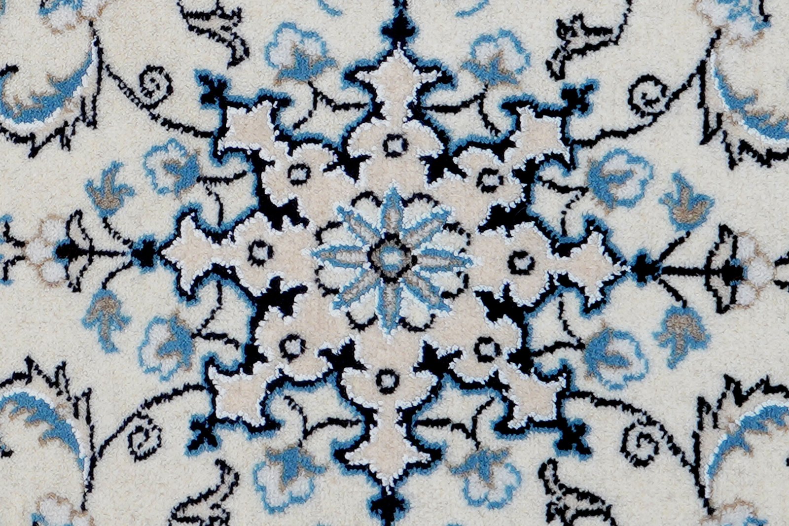 Nain 12La — Hand-knotted, 57x85 cm, Beige, 100% Virgin Wool | View 6
