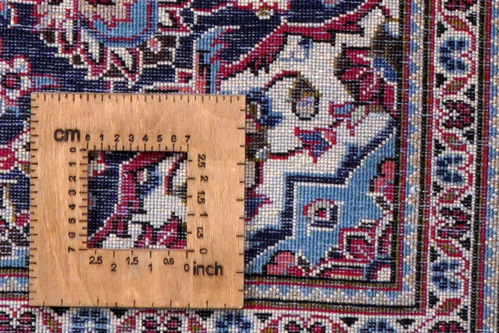 Mehrewan — Hand-knotted, 165x186 cm, Beige, 100% Virgin Wool | View 8