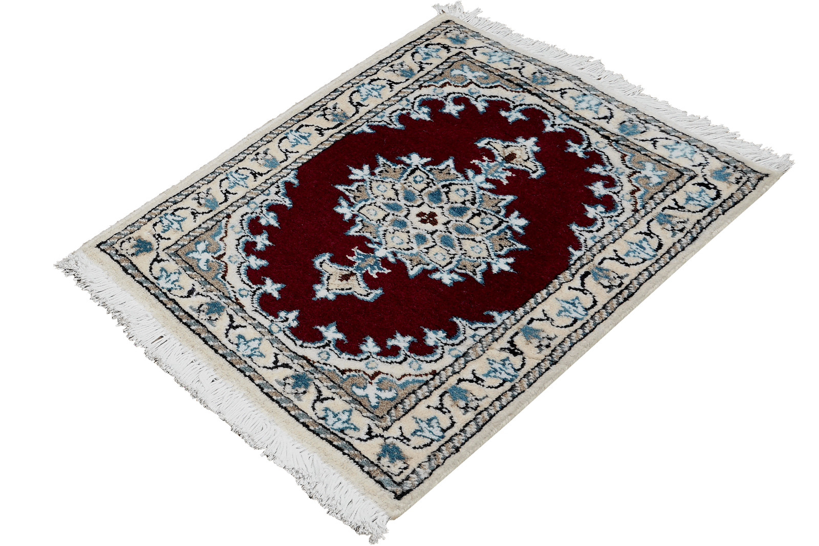 Nain 12La — Hand-knotted, 39x58 cm, Red, 100% Virgin Wool | View 5