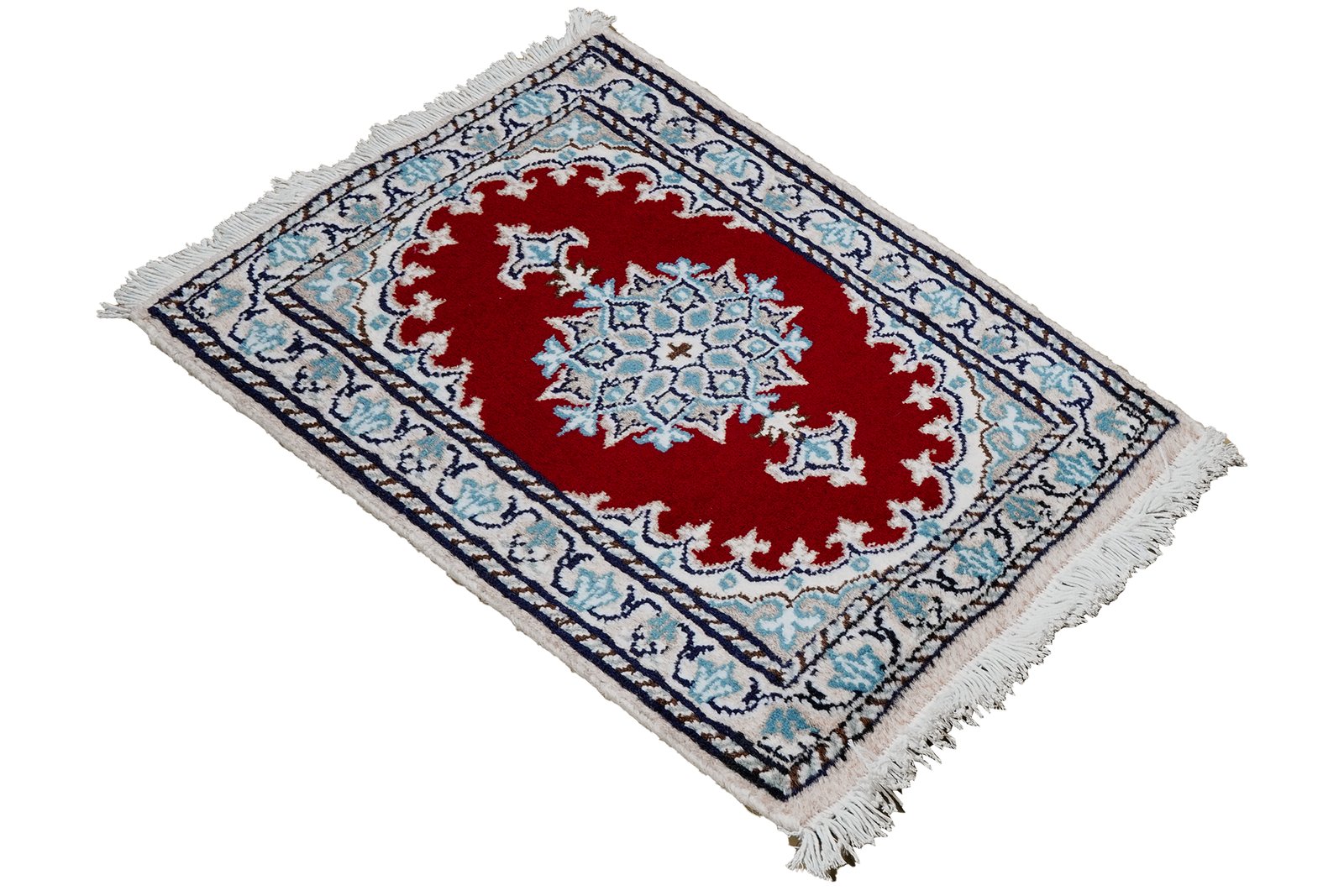 Nain 12La — Hand-knotted, 39x59 cm, Multicolor, 100% Virgin Wool | View 4