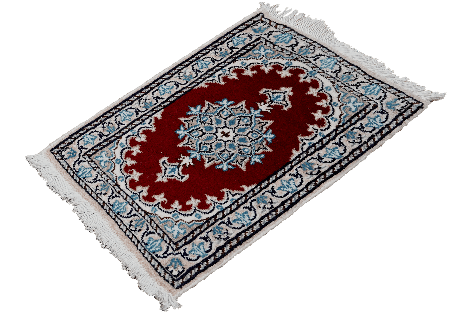 Nain 12La — Hand-knotted, 39x59 cm, Red, 100% Virgin Wool | View 5