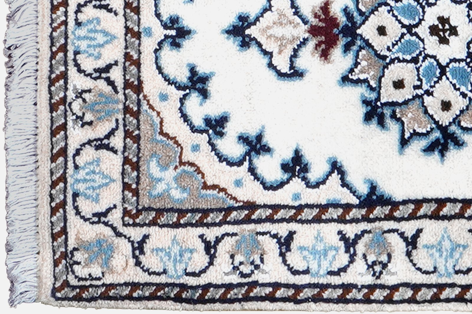 Nain 12La — Hand-knotted, 39x62 cm, Beige, 100% Virgin Wool | View 3