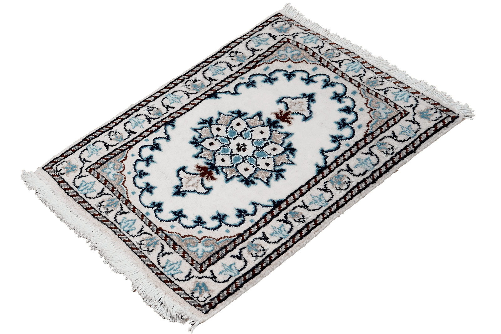 Nain 12La — Hand-knotted, 39x62 cm, Beige, 100% Virgin Wool | View 5