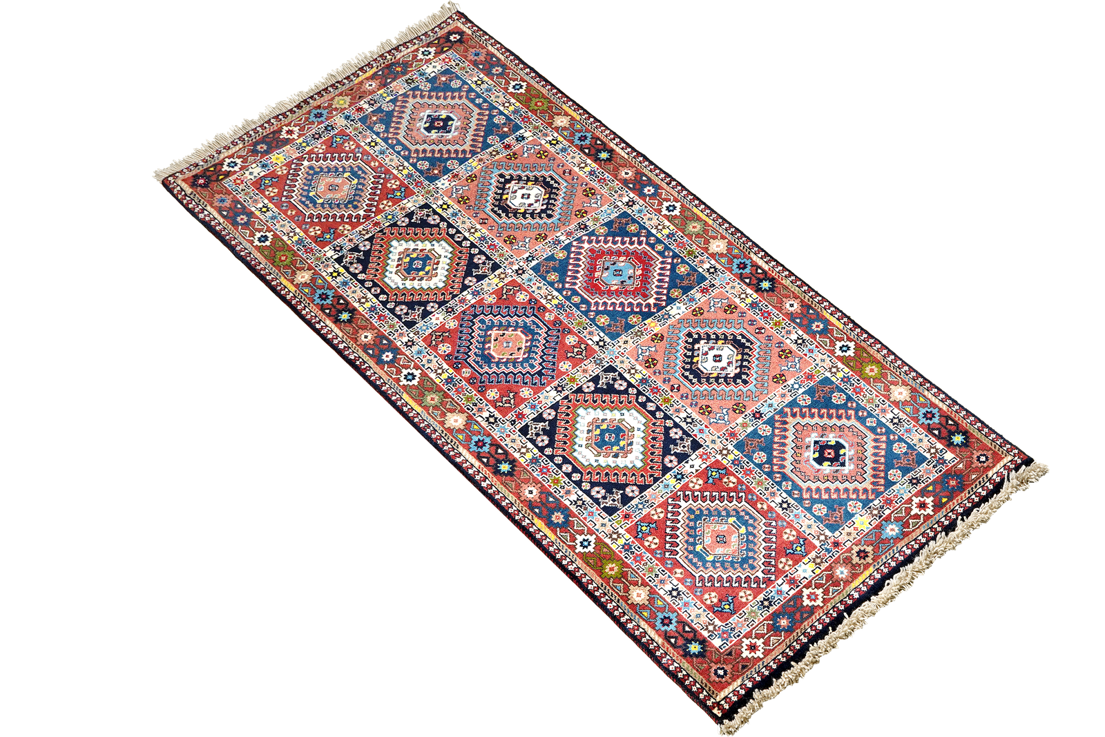 Yalameh — Hand-knotted, 82x203 cm, Multicolor, 100% Virgin Wool | View 4
