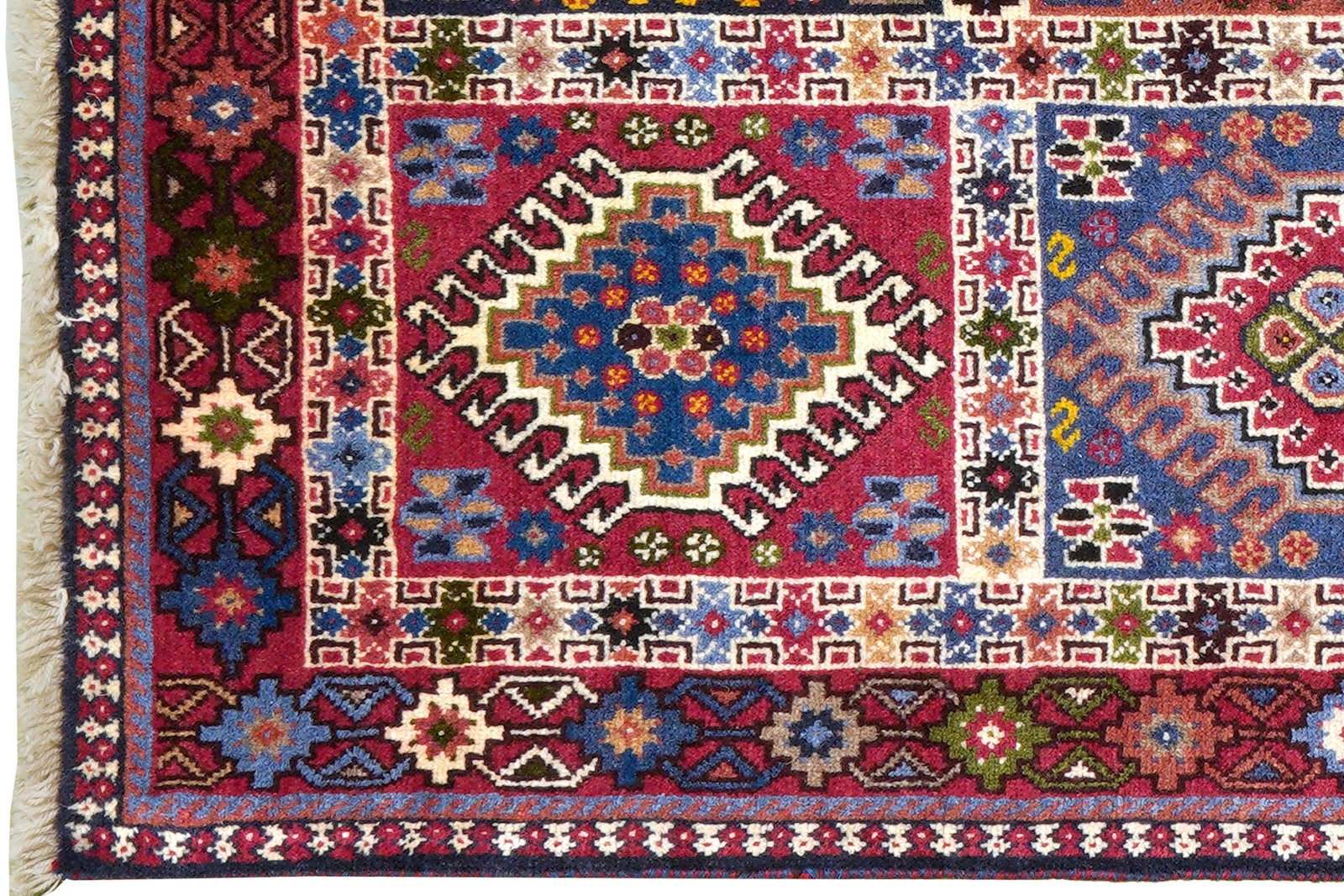 Yalameh — Hand-knotted, 82x126 cm, Multicolor, 100% Virgin Wool | View 3