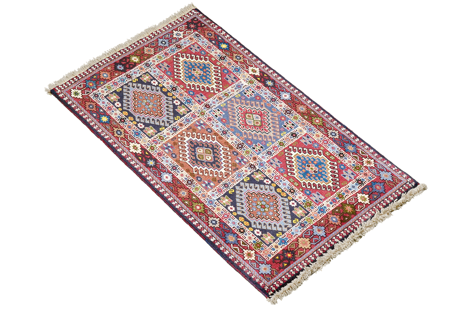 Yalameh — Hand-knotted, 82x126 cm, Multicolor, 100% Virgin Wool | View 4