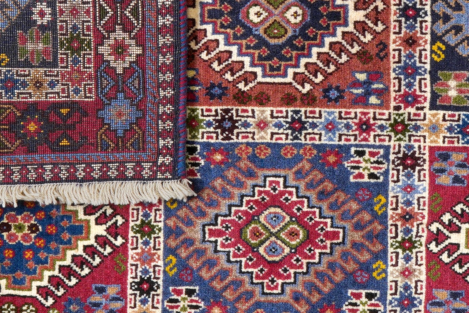 Yalameh — Hand-knotted, 82x126 cm, Multicolor, 100% Virgin Wool | View 7