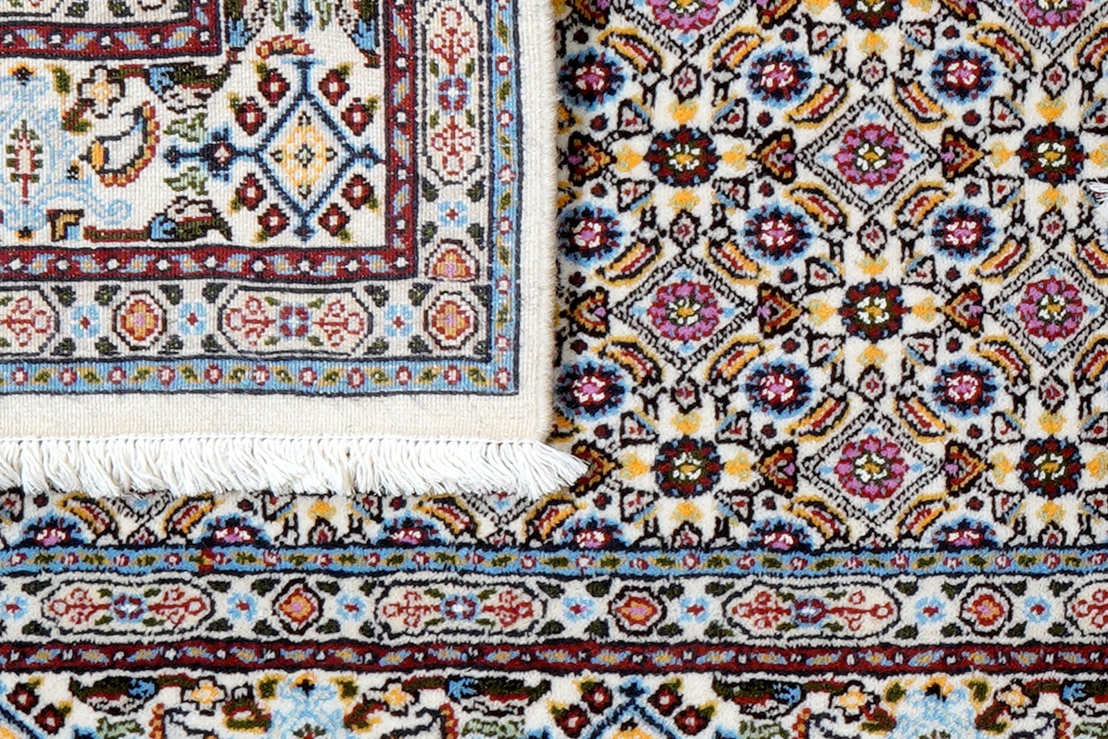 Moud Mahi — Hand-knotted, 76x118 cm, Beige, 100% Virgin Wool | View 7