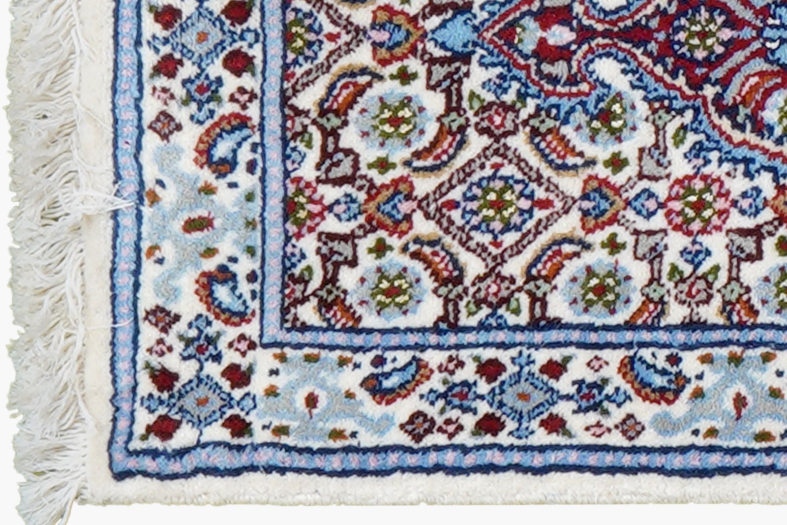 Moud Mahi — Hand-knotted, 38x60 cm, Beige, 100% Virgin Wool | View 3