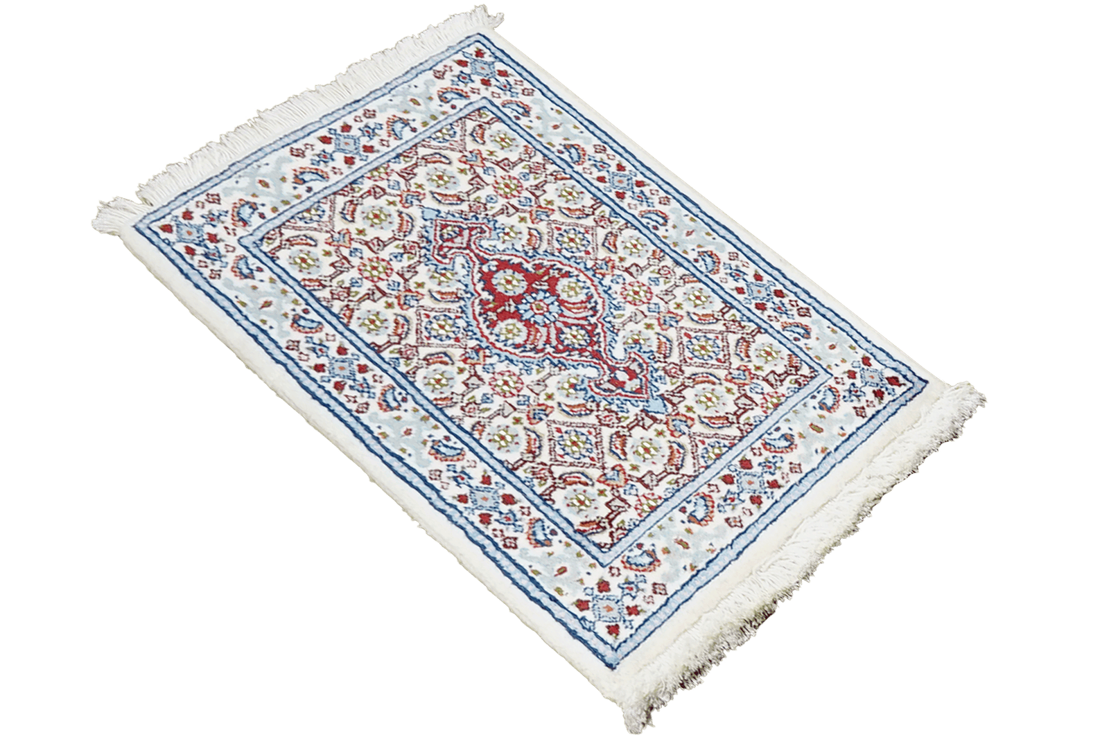 Moud Mahi — Hand-knotted, 38x60 cm, Beige, 100% Virgin Wool | View 4