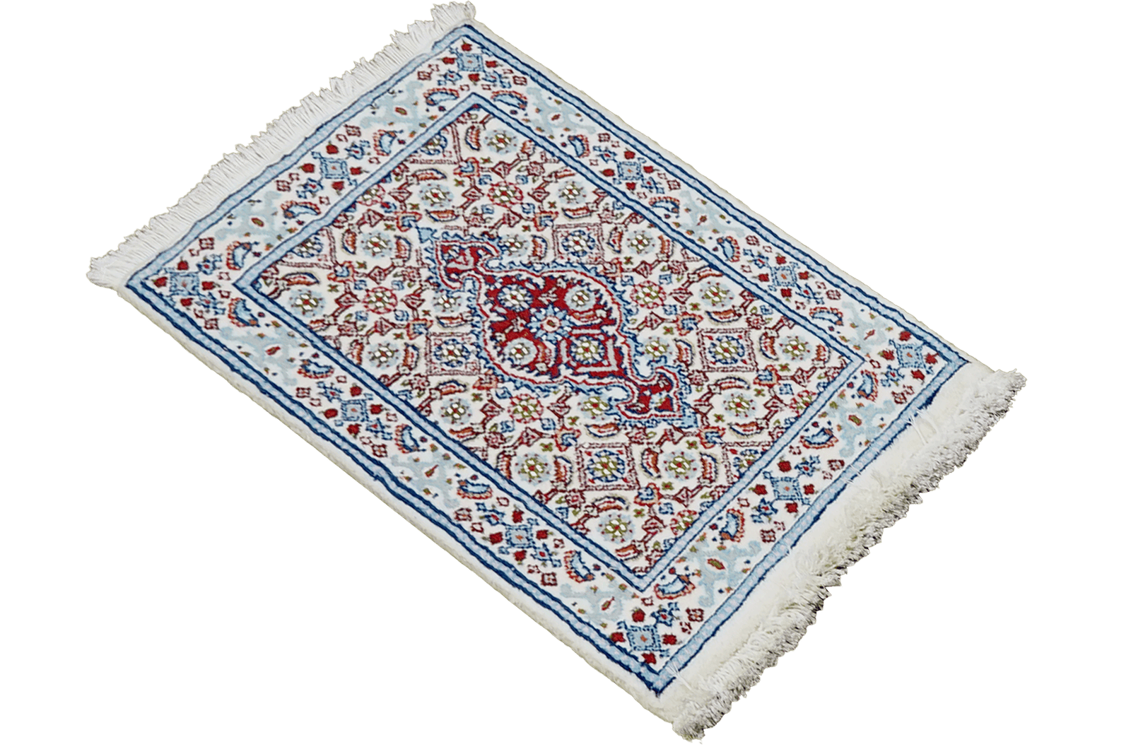 Moud Mahi — Hand-knotted, 37x59 cm, Beige, 100% Virgin Wool | View 4