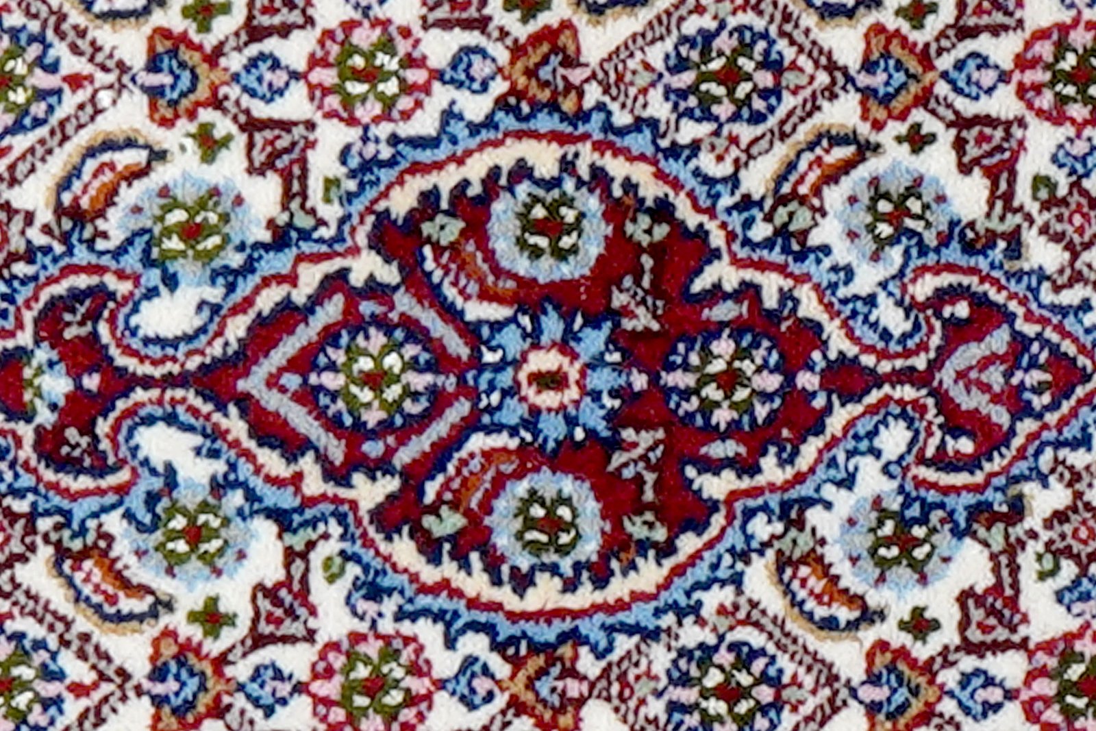 Moud Mahi — Hand-knotted, 37x59 cm, Beige, 100% Virgin Wool | View 6