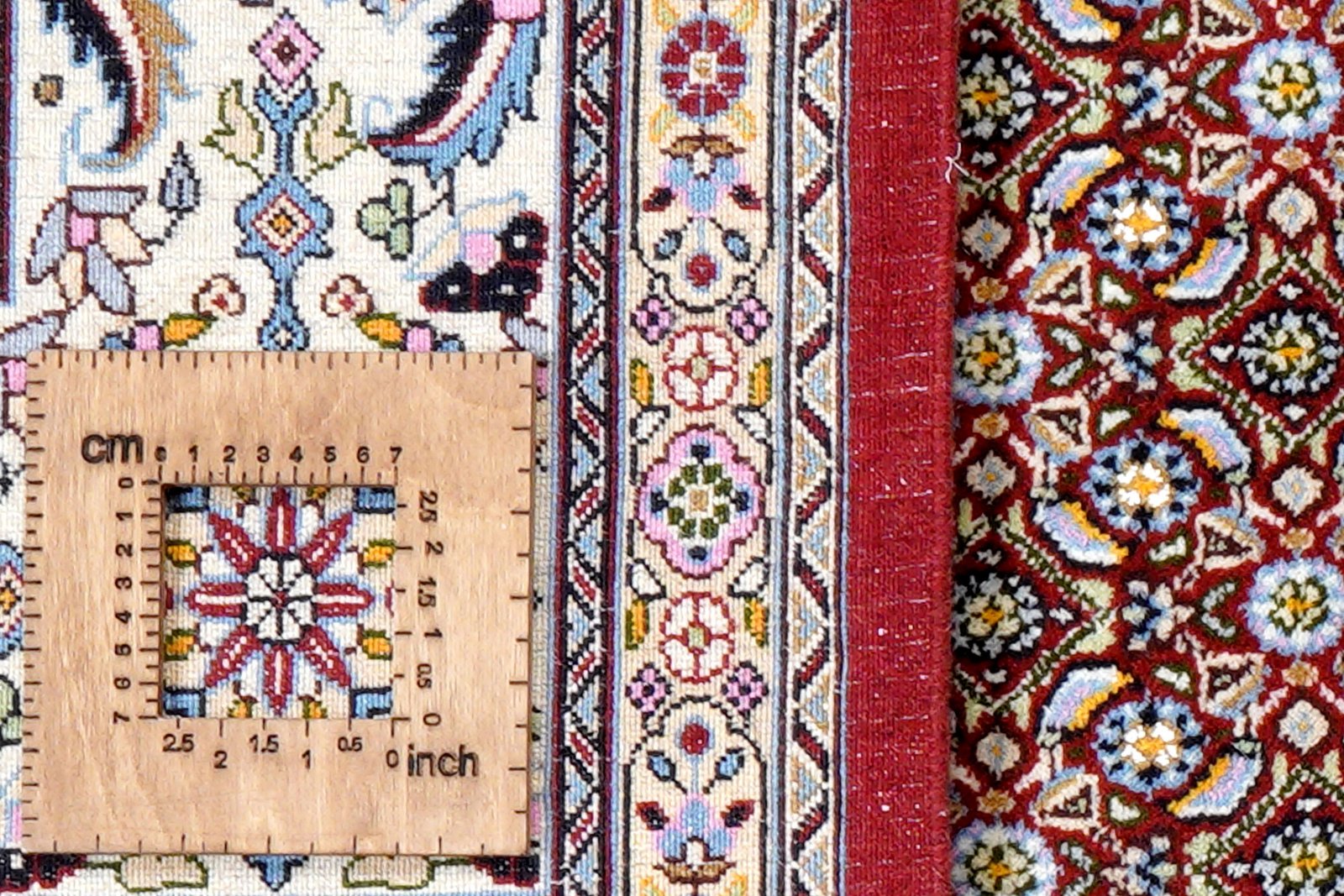 Moud Mahi — Hand-knotted, 197x301 cm, Red, 100% Virgin Wool | View 8