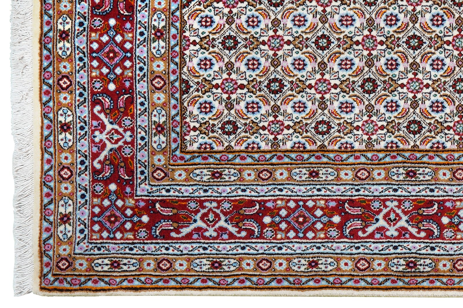 Moud Mahi — Hand-knotted, 99x155 cm, Beige, 100% Virgin Wool | View 3