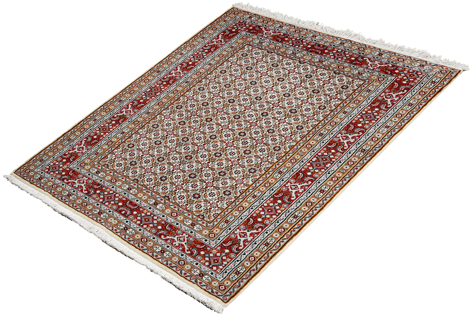 Moud Mahi — Hand-knotted, 99x155 cm, Beige, 100% Virgin Wool | View 5