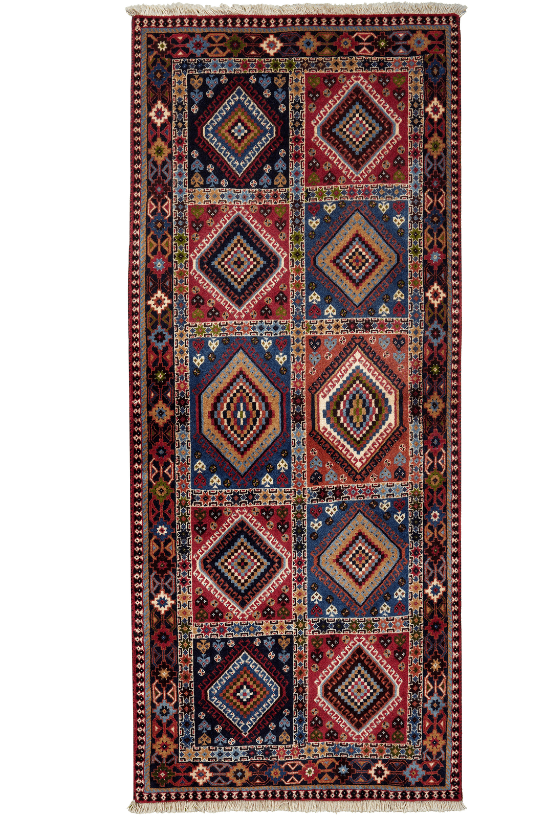 Yalameh — Hand-knotted, 83x197 cm, Multicolor, 100% Virgin Wool | Main view