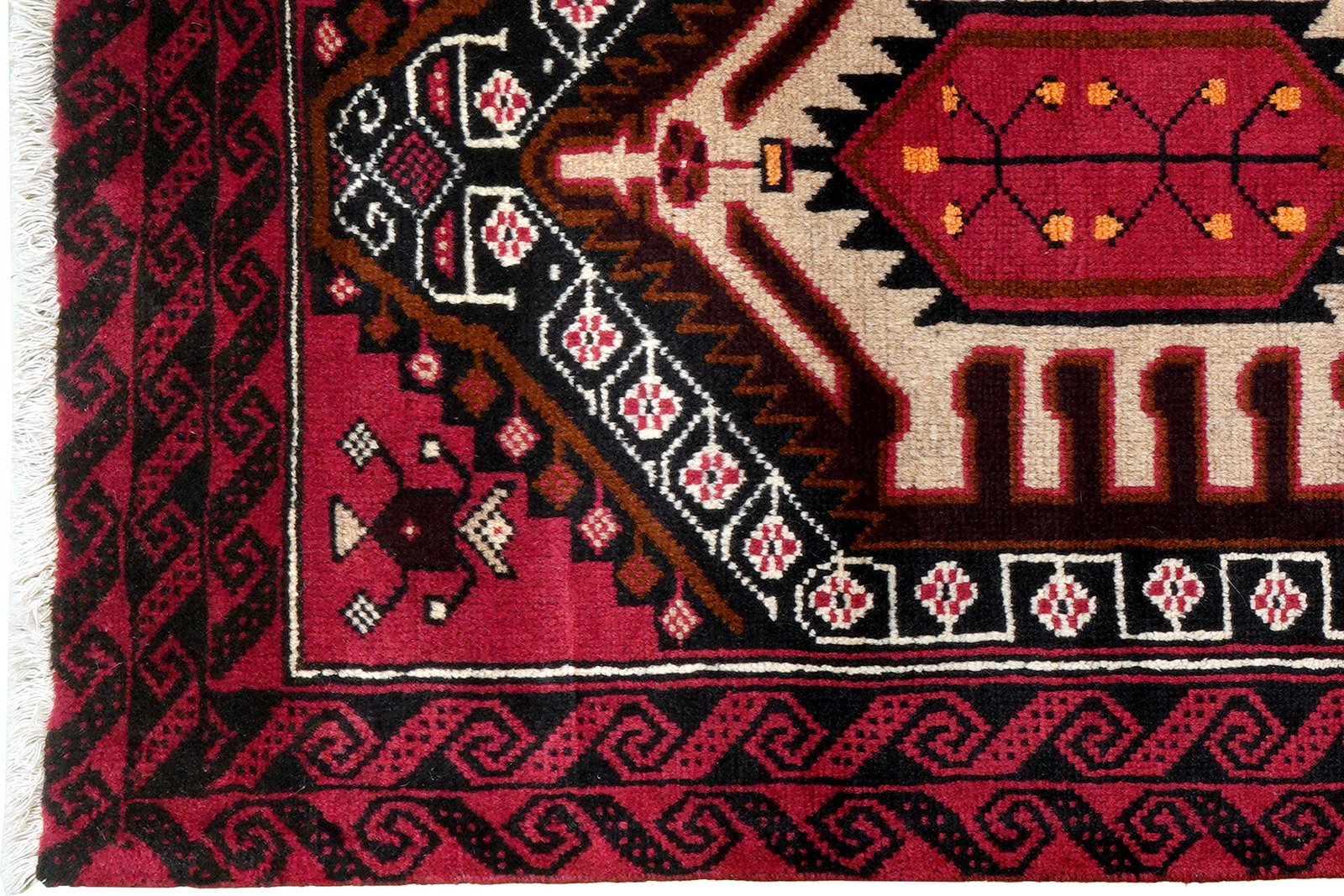 Belutch — Hand-knotted, 83x201 cm, Multicolor, 100% Virgin Wool | View 3