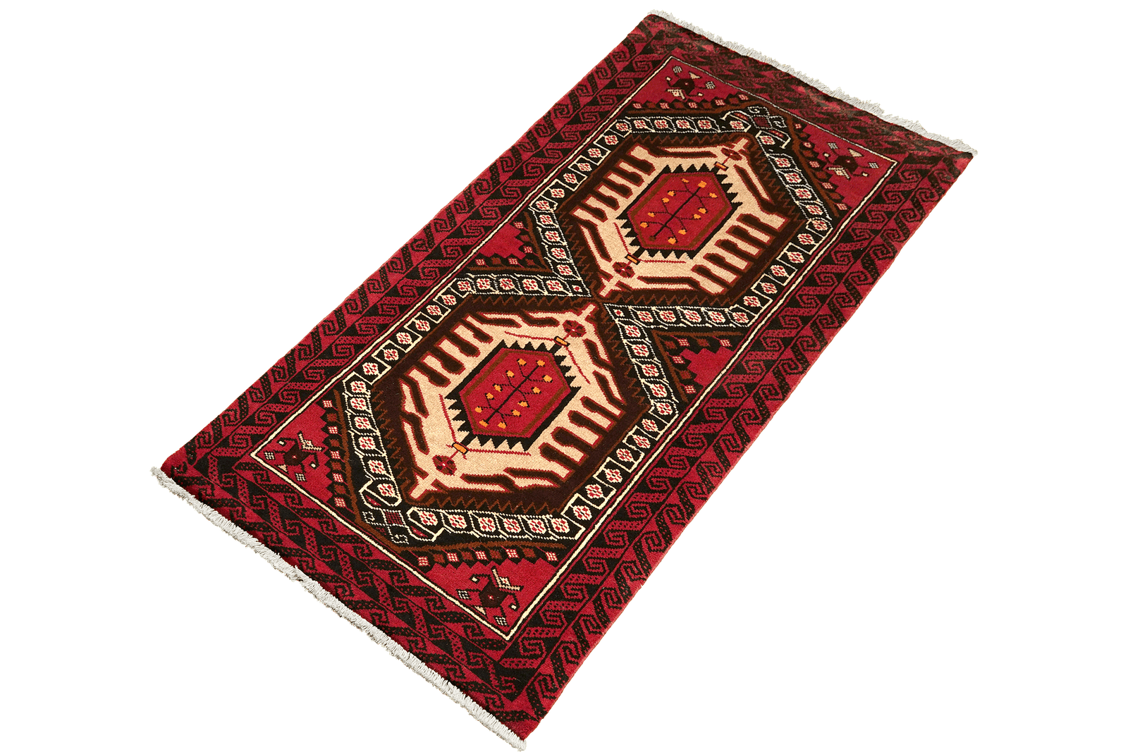 Belutch — Hand-knotted, 83x201 cm, Multicolor, 100% Virgin Wool | View 5