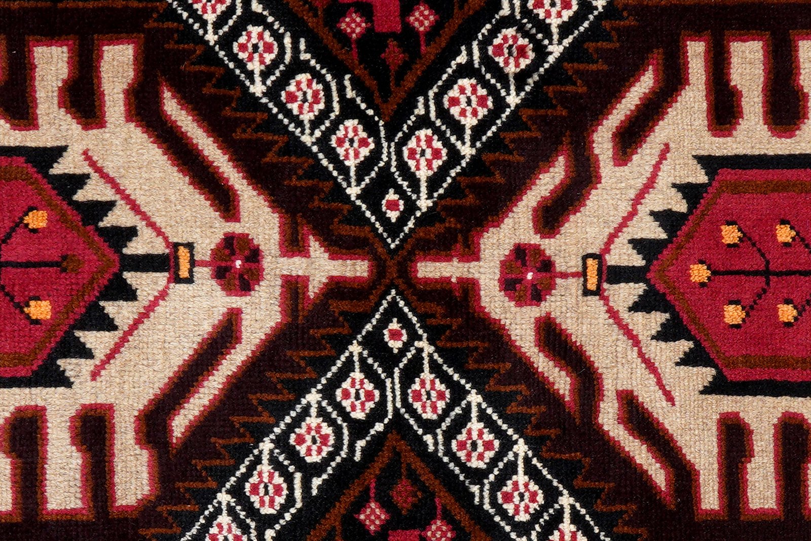 Belutch — Hand-knotted, 83x201 cm, Multicolor, 100% Virgin Wool | View 6