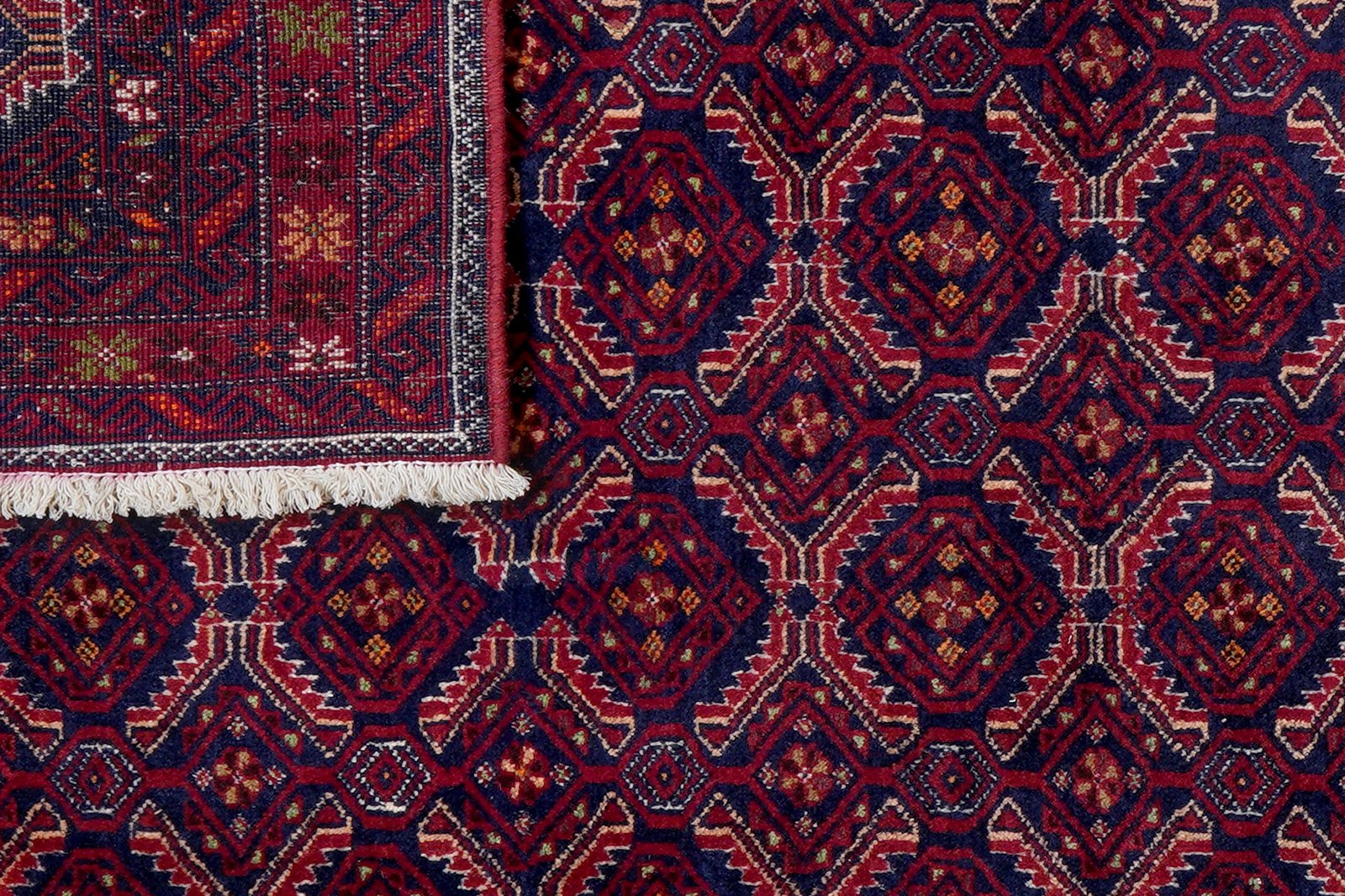 Belutch — Hand-knotted, 94x177 cm, Blue, 100% Virgin Wool | View 7
